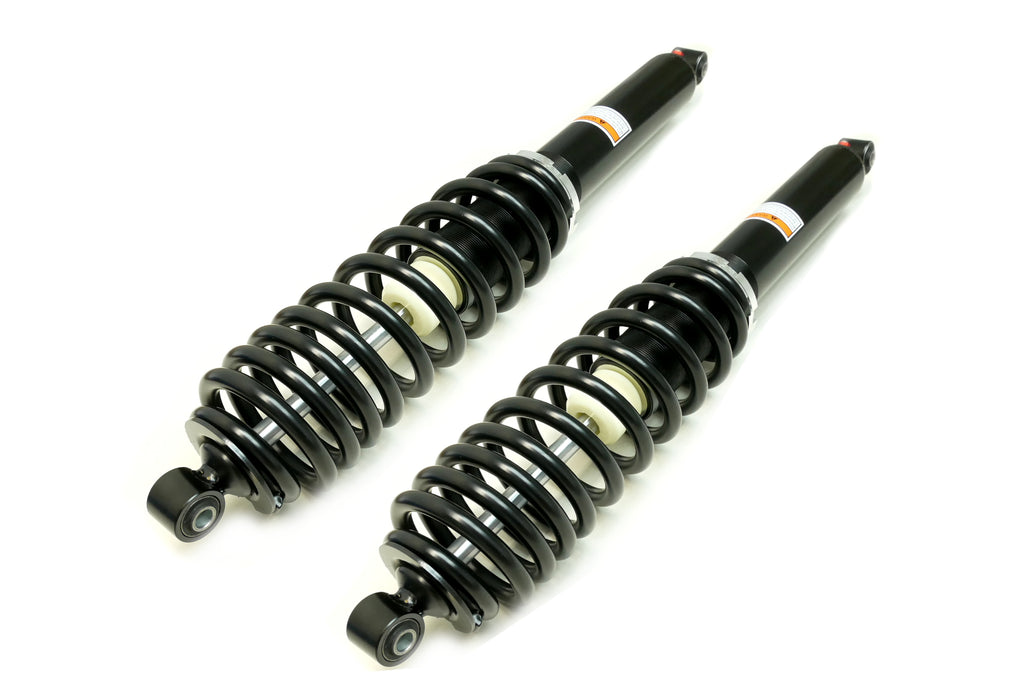 Monster Performance Full Shock Set for Polaris 7043755, 7043753, Front & Rear, Monotube, Responsive Handling, Quality Tested, Gas-charged, Anti-foam, Anti-shear, Adjustable 3