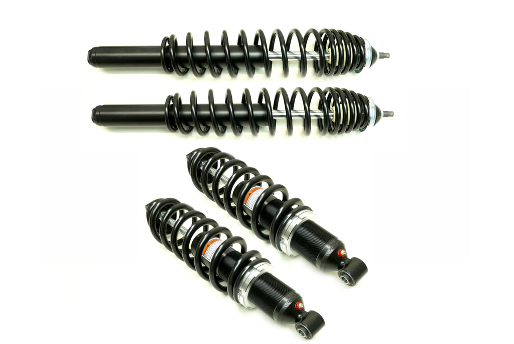 Monster Performance Full Shock Set for Polaris Ranger 500 2x4 2005-2009, Front & Rear, Monotube, Responsive Handling, Optimal Damping, Gas-charged, Anti-foam, Anti-shear, Quality Tested 1
