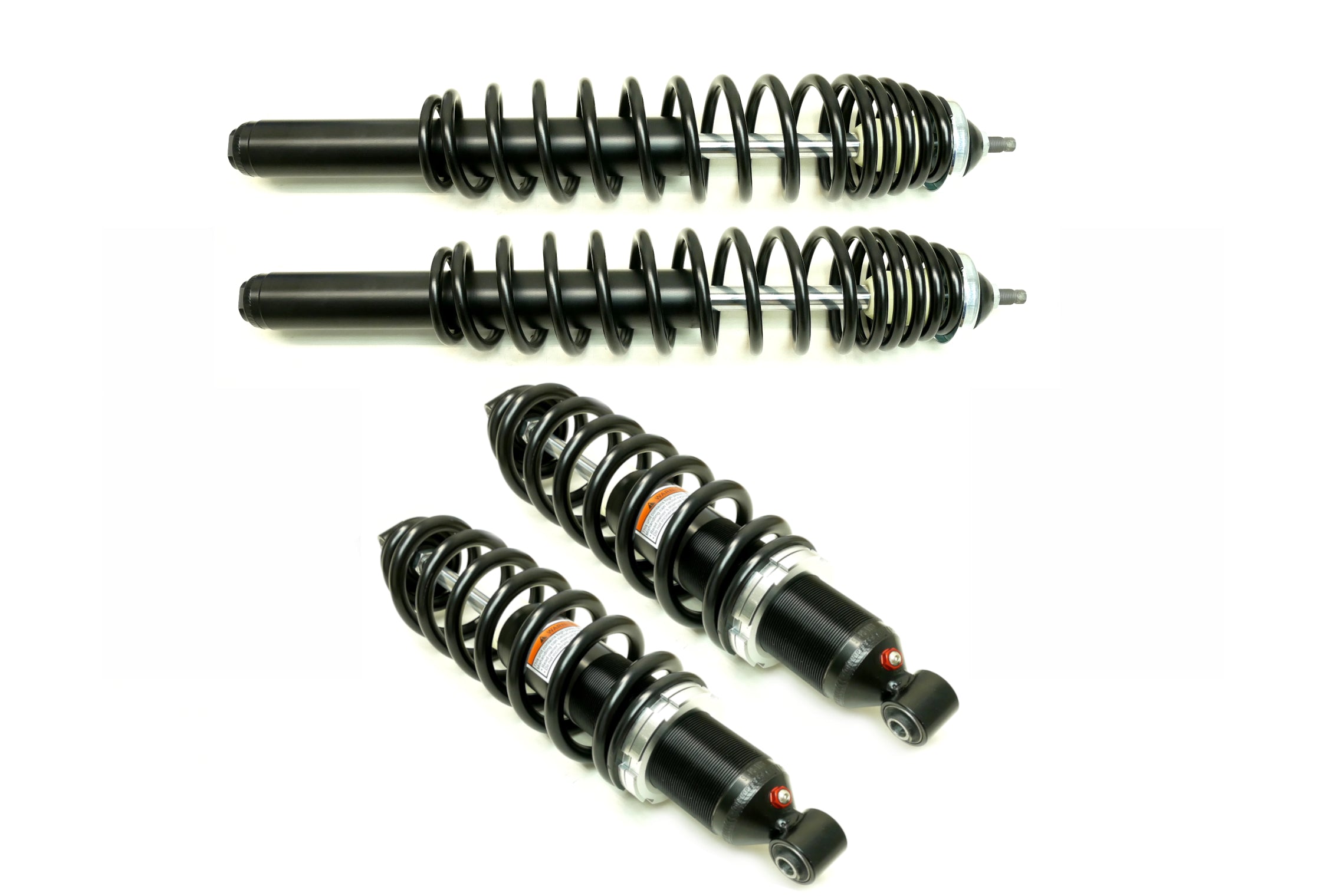 Monster Performance Full Shock Set for Polaris Ranger 500 2x4 2005-2009, Front & Rear, Monotube, Responsive Handling, Optimal Damping, Gas-charged, Anti-foam, Anti-shear, Quality Tested 1