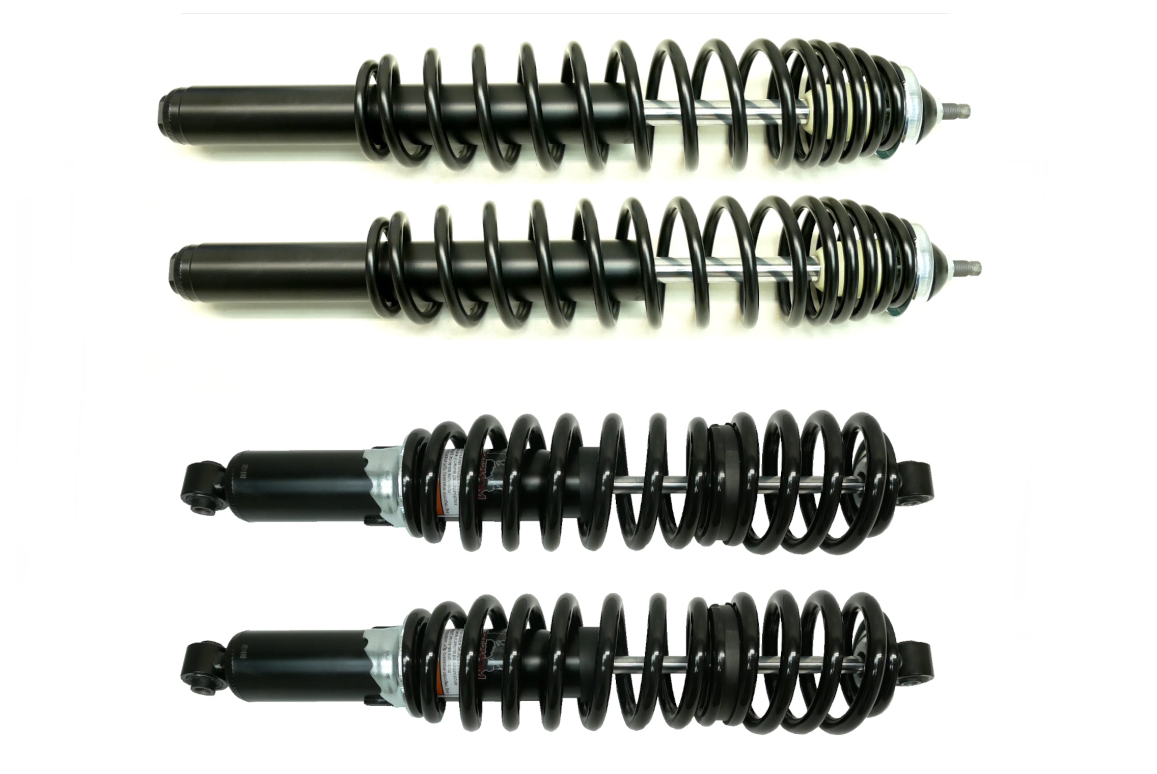 Monster Performance Full Shock Set for Polaris ACE 325 500 570 2014-2018, Front & Rear, Monotube, Responsive Handling, Optimal Damping, Gas-charged, Anti-foam, Anti-shear, Quality Tested
