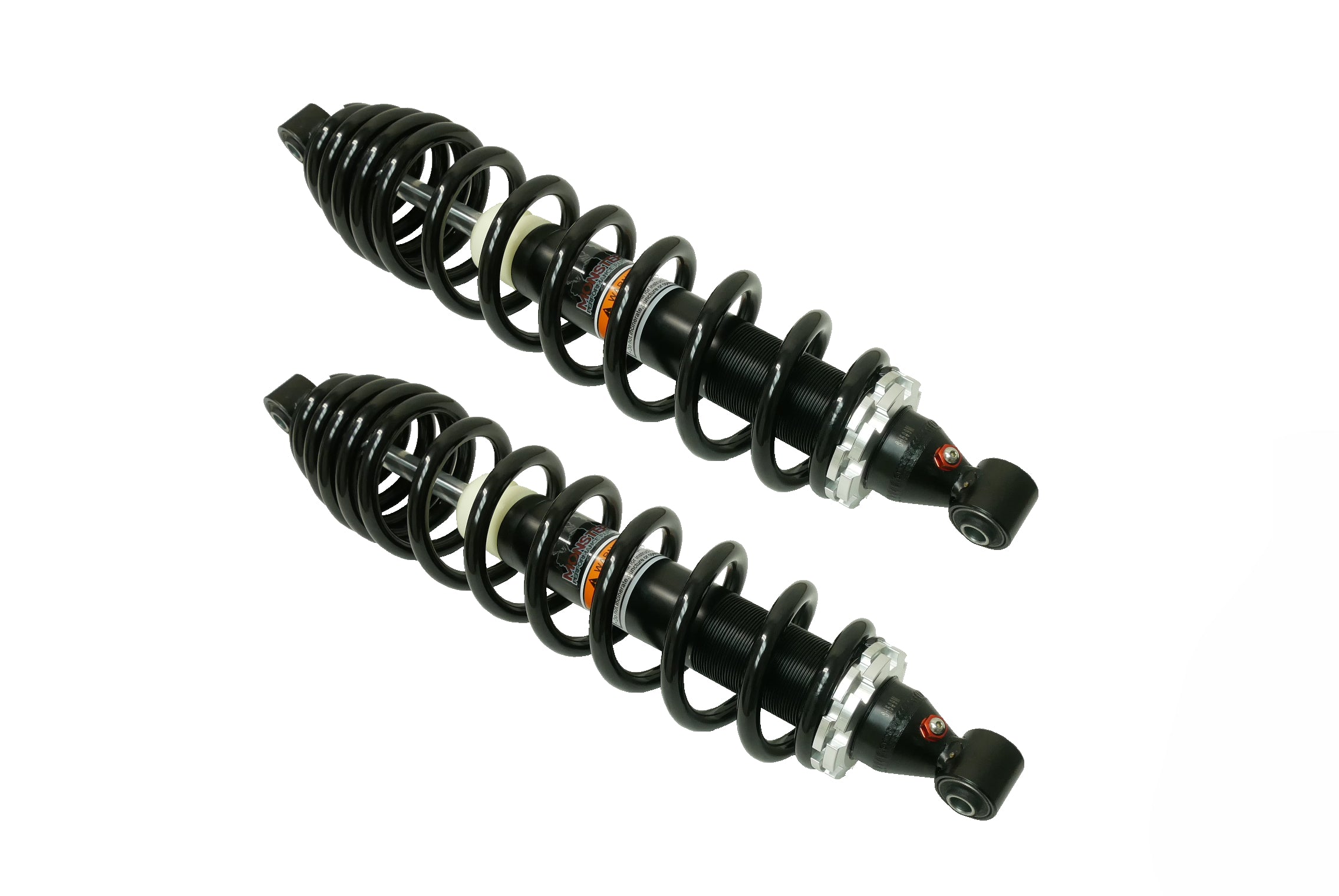 Monster Performance Full Shock Set for Polaris 7041784, 7043374, Front & Rear, Ranger Series 10, Monotube, Dual-Rate, Responsive Handling, Quality Tested, Gas-charged, Anti-foam, Anti-shear 5