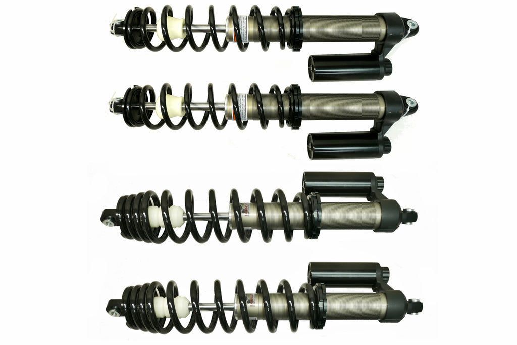 Monster Performance Full Shock Set for Polaris 7044903, 7044904, 7044905, 7044906, RZR S 900 1000 Trail, Precision Made, Quality Tested, Monotube, Gas-charged, Adjustable, Anti-foam, Anti-shear 1