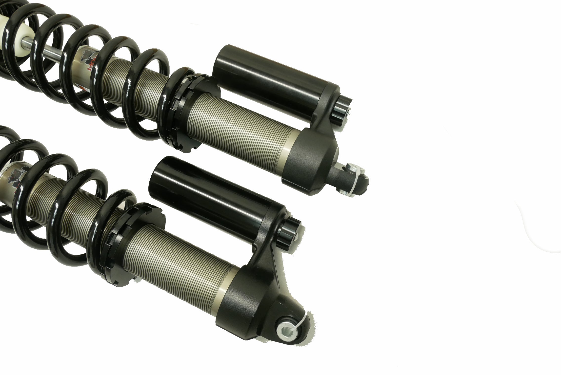 Monster Performance Full Shock Set for Polaris 7044903, 7044904, 7044905, 7044906, RZR S 900 1000 Trail, Precision Made, Quality Tested, Monotube, Gas-charged, Adjustable, Anti-foam, Anti-shear 2