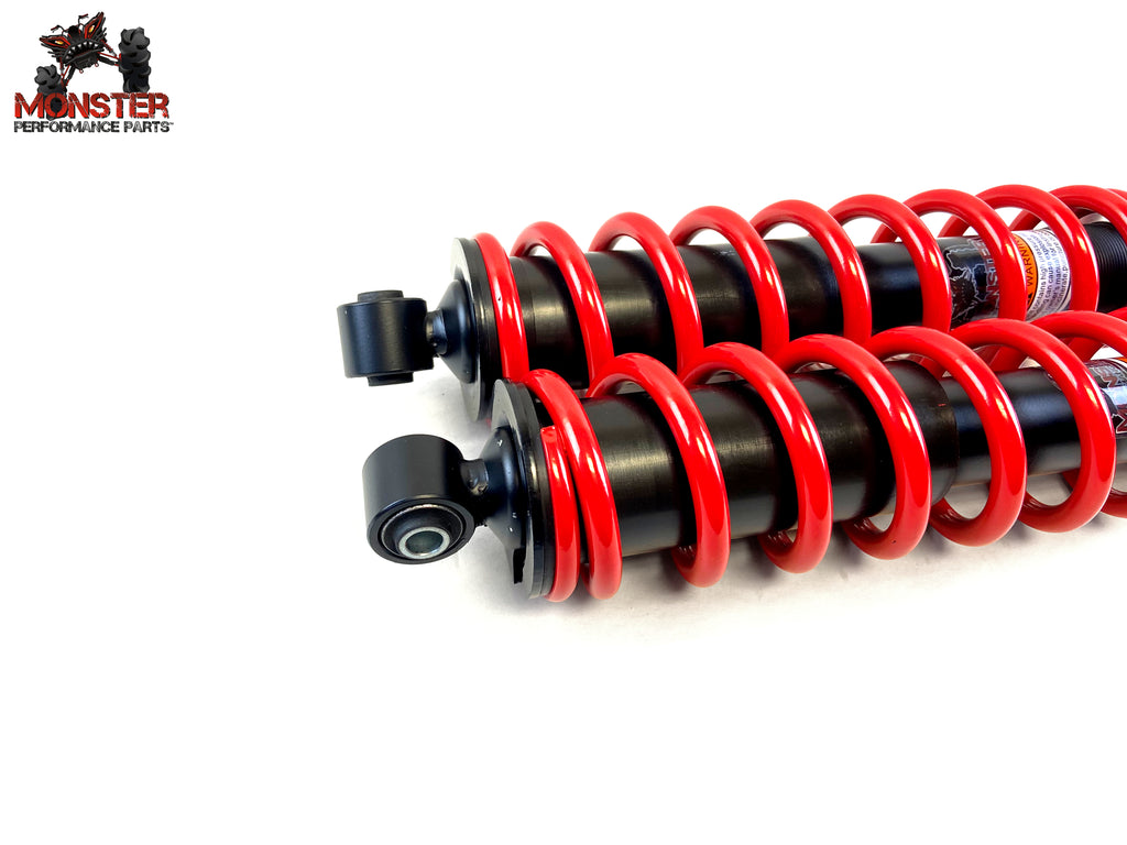 Monster Front Shocks for Kawasaki Brute Force 650i 750i, Red, Quality Tested 3