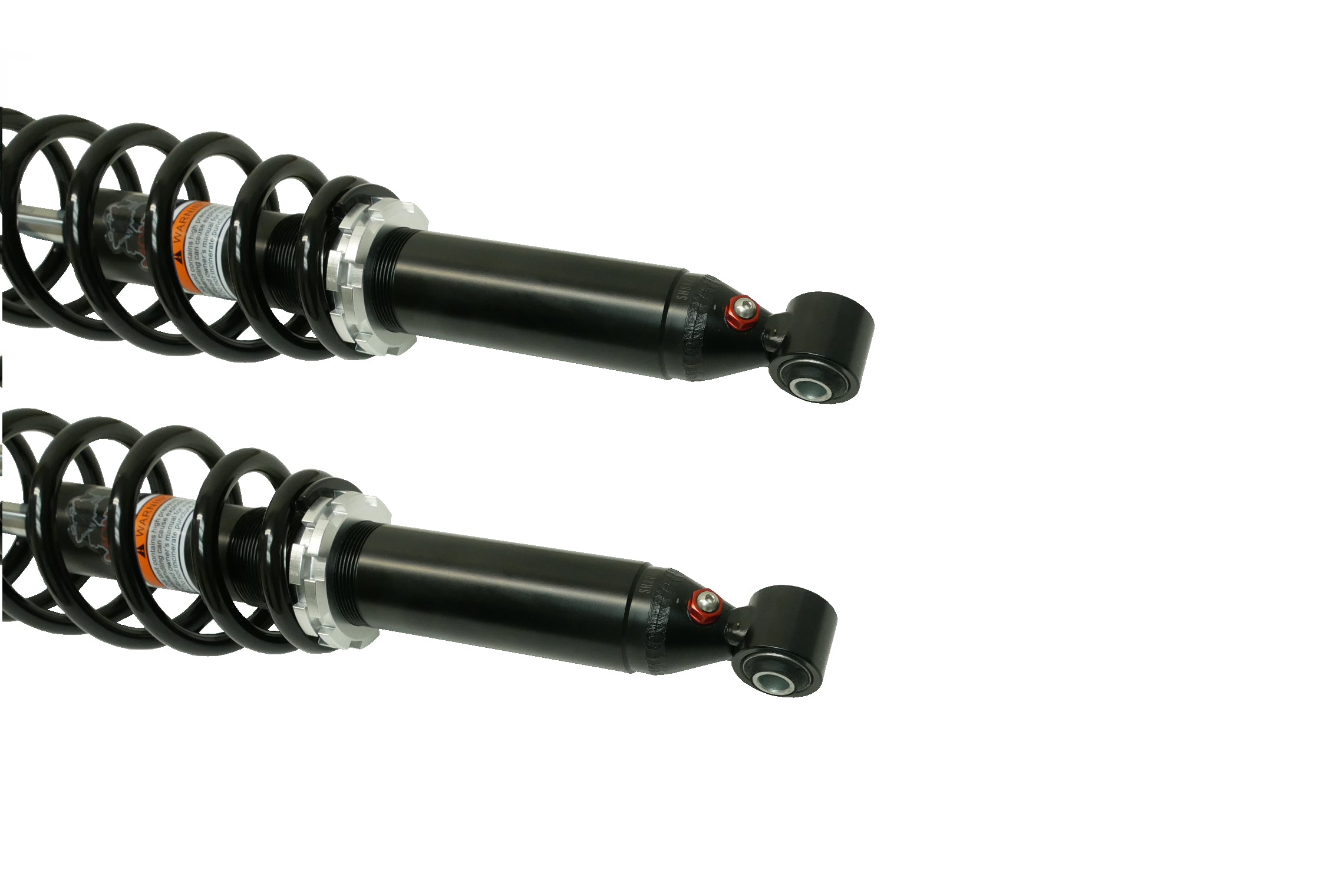 Monster Performance Full Shock Set for Can-Am 706201170, 706001904, Front & Rear, Monotube, Responsive Handling, Quality Tested, Gas-charged, Anti-foam, Anti-shear, Adjustable 2
