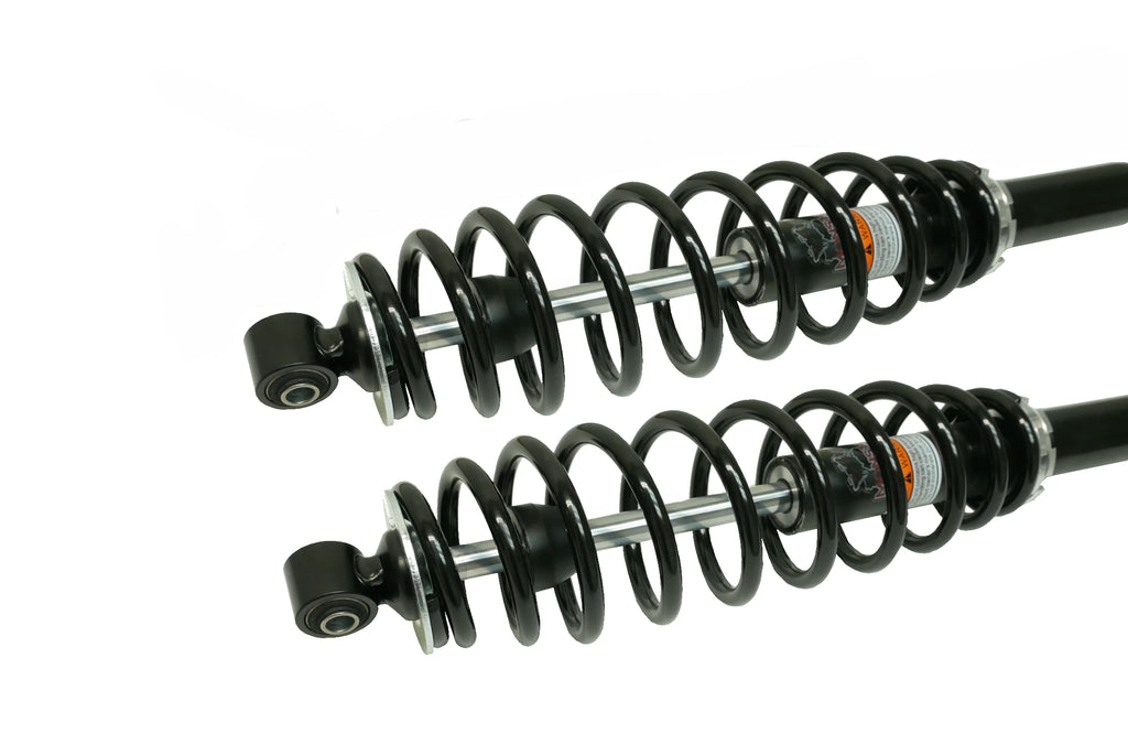 Monster Performance Full Shock Set for Can-Am 706201170, 706001904, Front & Rear, Monotube, Responsive Handling, Quality Tested, Gas-charged, Anti-foam, Anti-shear, Adjustable 3