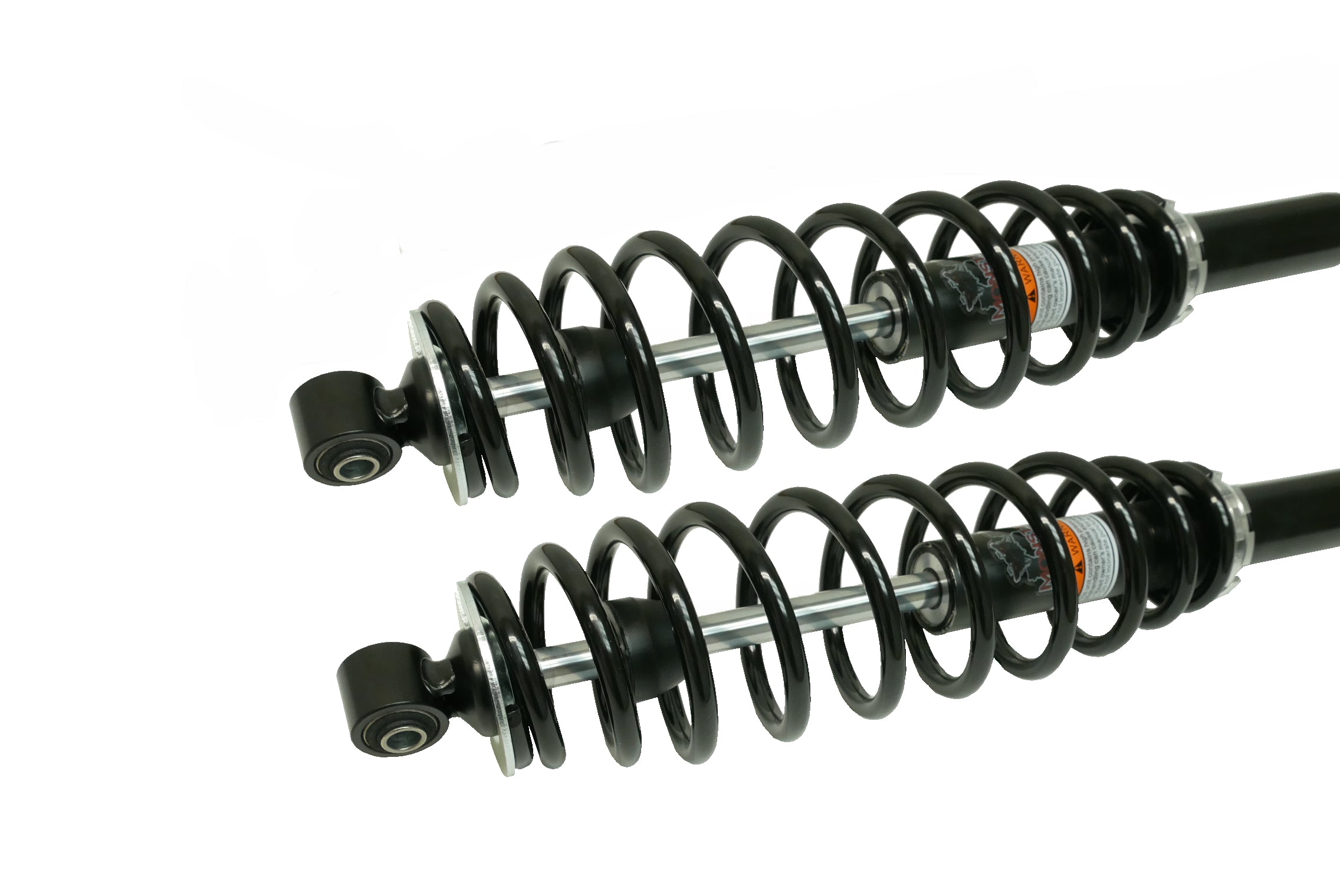 Monster Performance Full Shock Set for Can-Am 706201170, 706001904, Front & Rear, Monotube, Responsive Handling, Quality Tested, Gas-charged, Anti-foam, Anti-shear, Adjustable 3