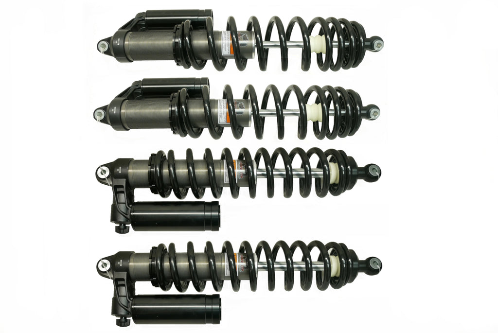 Monster Performance Full Shock Set for Can-Am 706203352, 706203353, Front & Rear, Monotube, Quality Tested, Gas-charged, Anti-foam, Anti-shear, Adjustable 1