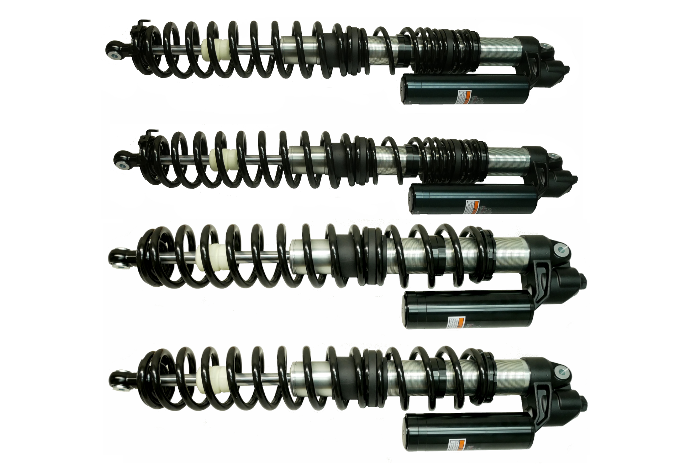 Monster Performance Full Shock Set for Can-Am Maverick X3 64" XMR XRC, Front & Rear, Monotube, Responsive Handling, Optimal Damping, Quality Tested, Gas-charged, Anti-foam, Anti-shear, Adjustable