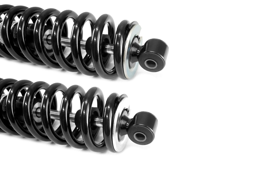 Monster Full Shock Set for John Deere AM142425, AM142426, Front & Rear, Gator 625 825 855, Monotube, Responsive Handling, Quality Tested, Gas-charged, Anti-foam, Anti-shear, Adjustable 5