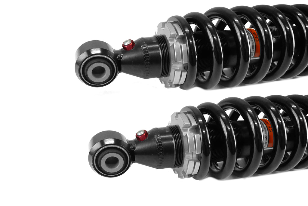 Monster Full Shock Set for John Deere AM142425, AM142426, Front & Rear, Gator 625 825 855, Monotube, Responsive Handling, Quality Tested, Gas-charged, Anti-foam, Anti-shear, Adjustable 6