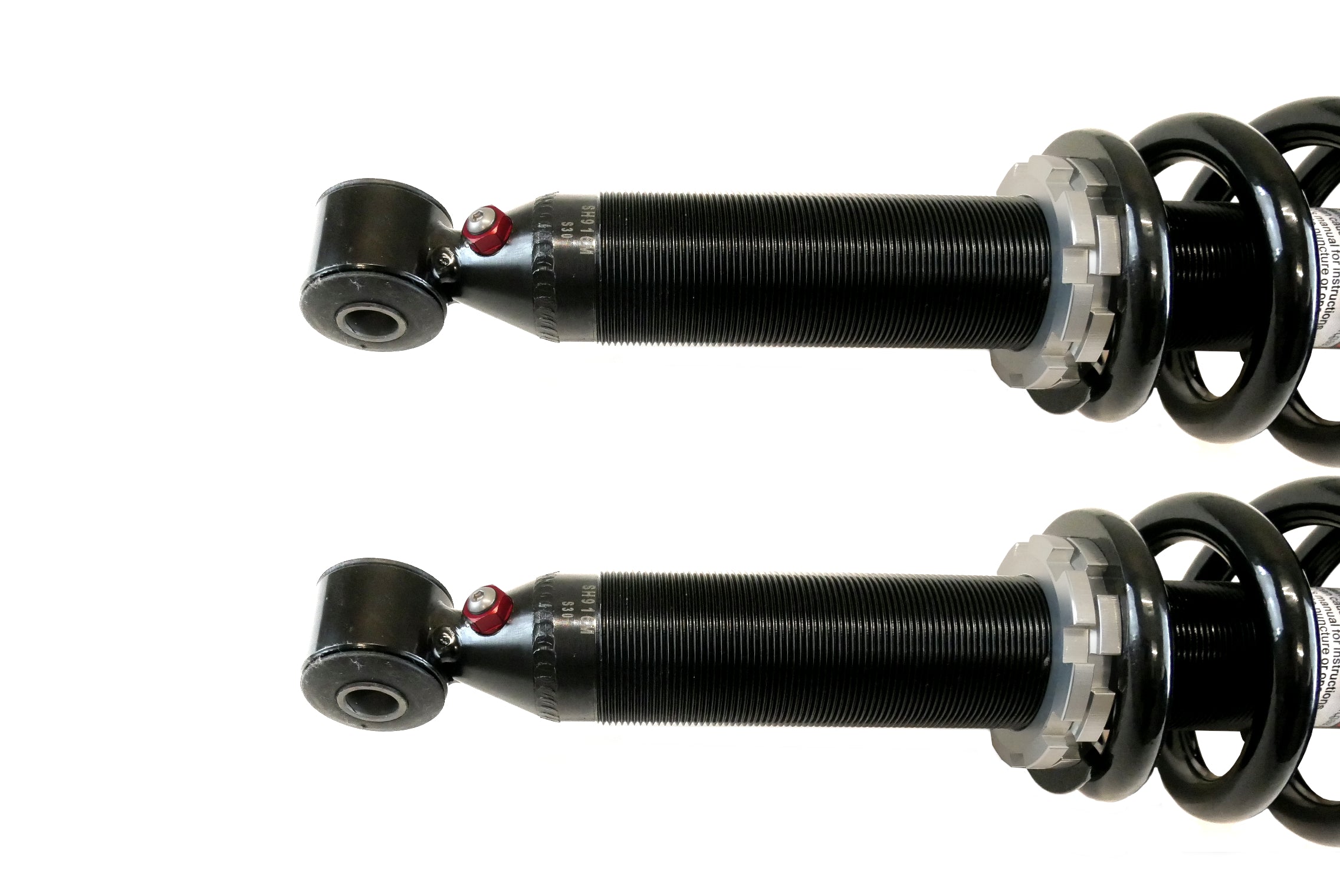 Monster Full Shock Set for John Deere AUC12197 AUC12198, Front & Rear, XUV Gator 590, Monotube, Responsive Handling, Quality Tested, Gas-charged, Anti-foam, Anti-shear, Adjustable 8