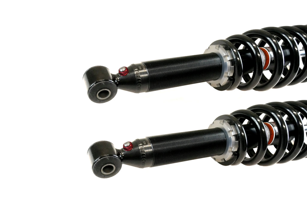 Monster Full Shock Set for John Deere AUC12197 AUC12198, Front & Rear, XUV Gator 590, Monotube, Responsive Handling, Quality Tested, Gas-charged, Anti-foam, Anti-shear, Adjustable 2