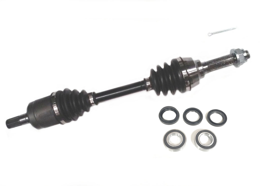 Precision Front Left CV Axle & Bearing Kit for Suzuki Eiger 400 2002-2007
