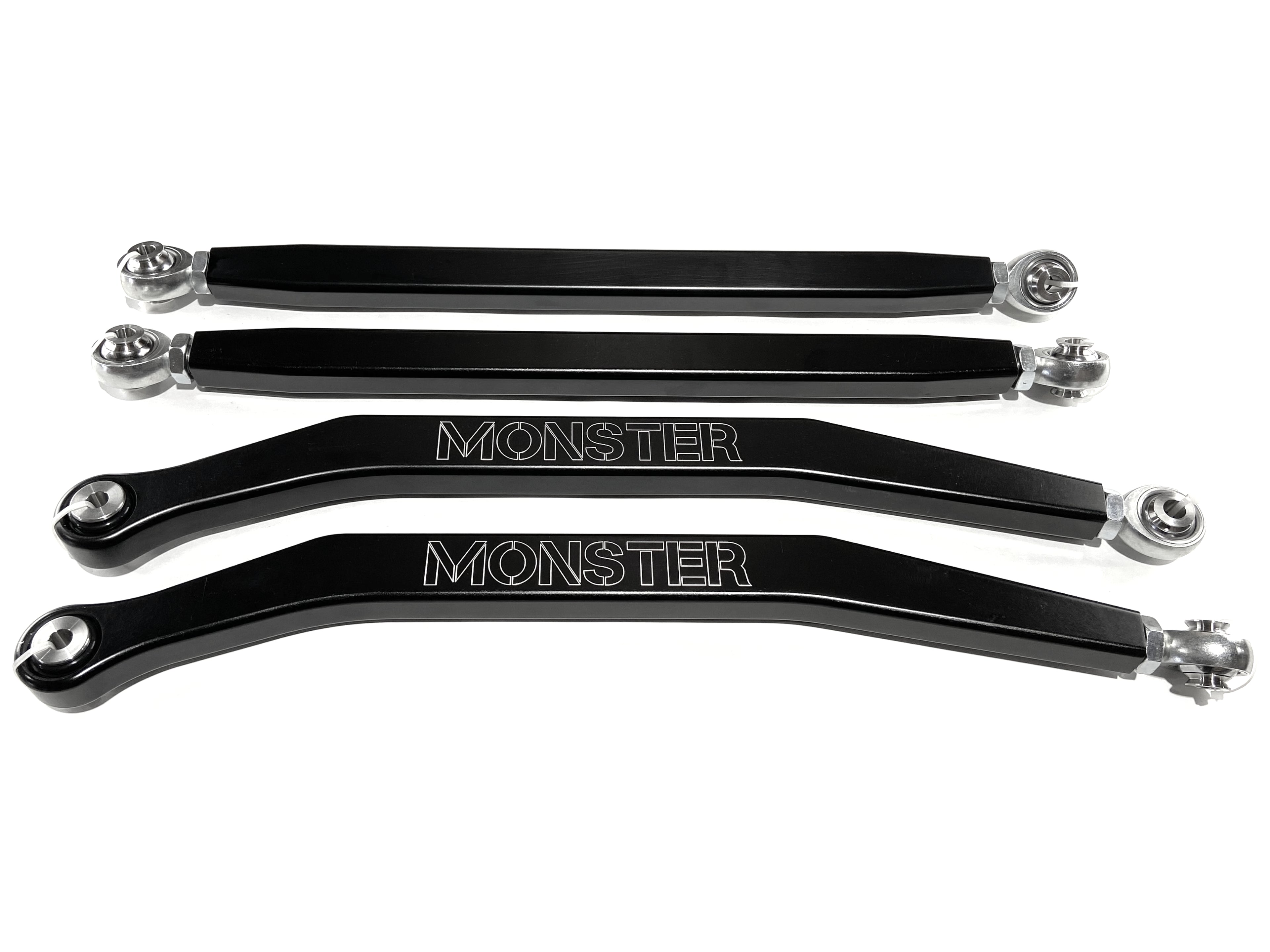 Monster High Clearance Radius Rods for Polaris RZR PRO XP 2020+, Black 1