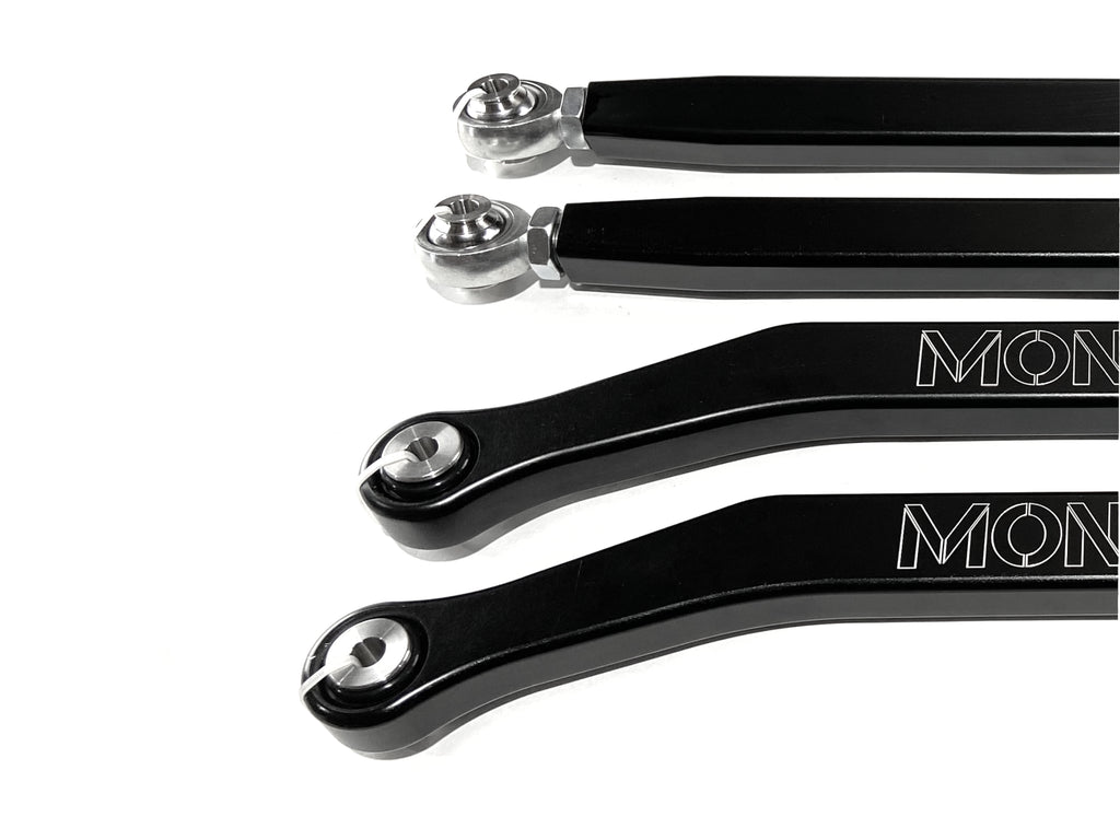 Monster High Clearance Radius Rods for Polaris RZR PRO XP 2020+, Black 3