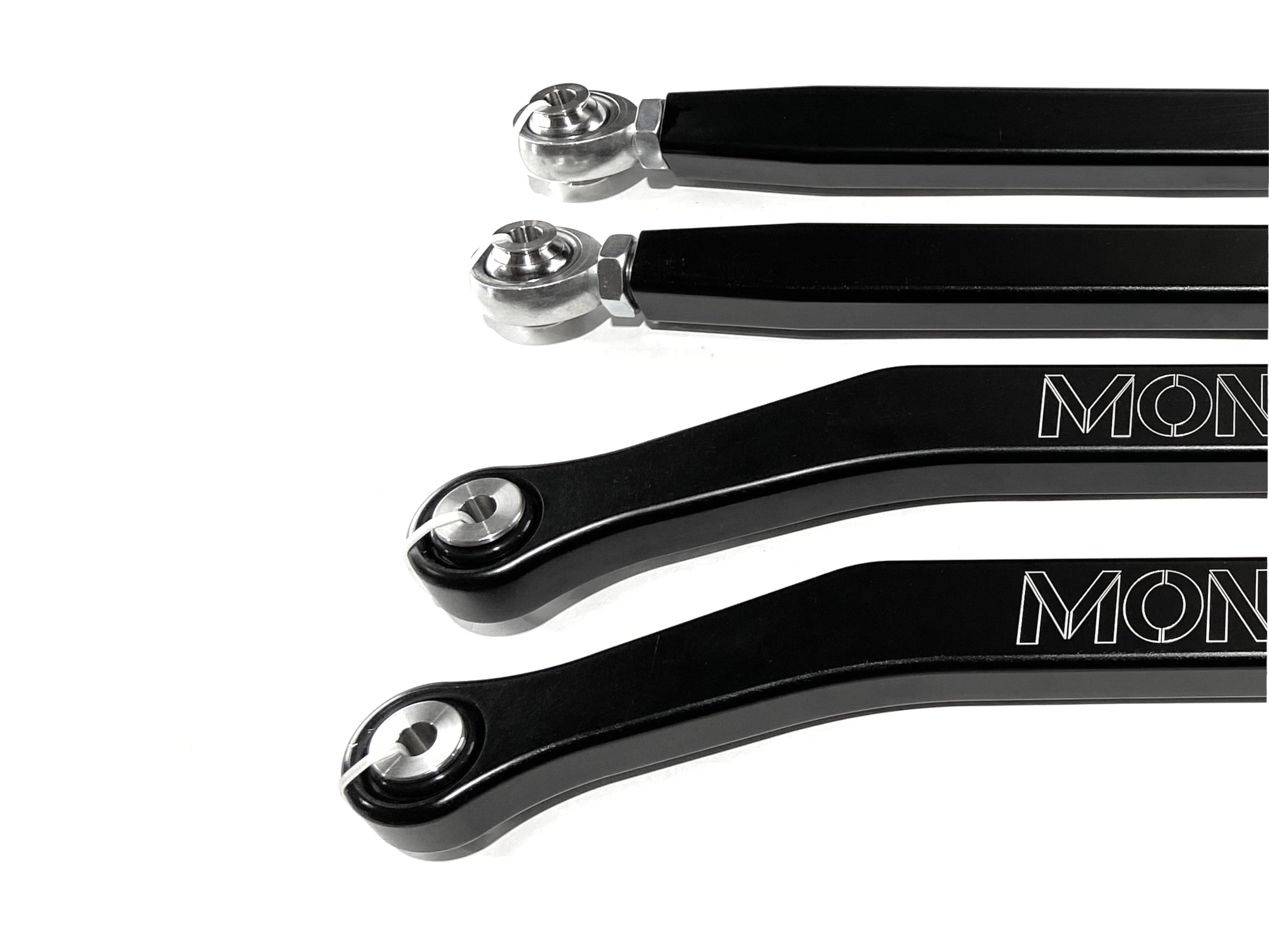 Monster High Clearance Radius Rods for Polaris RZR PRO XP 2020+, Black 3