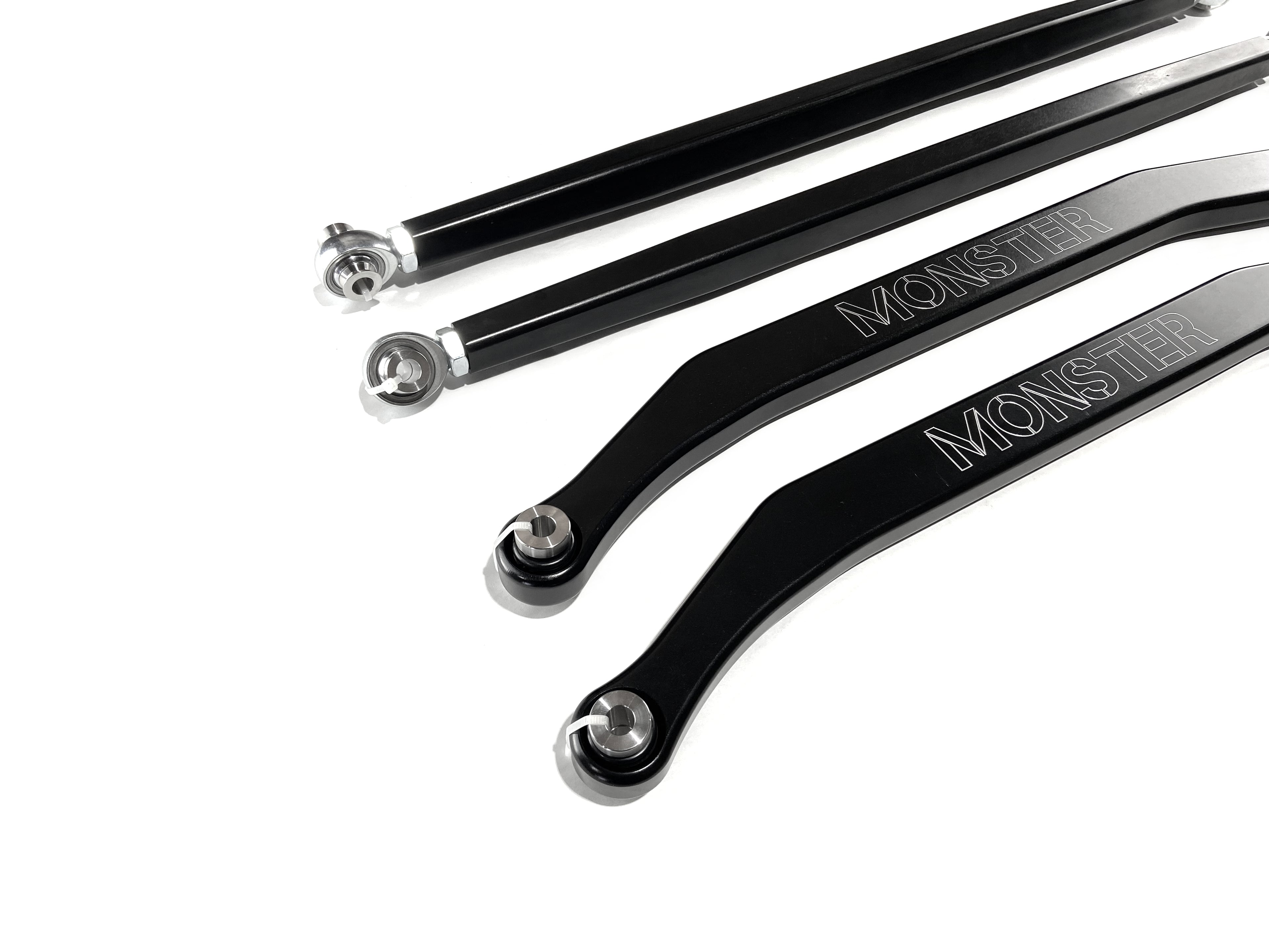 Monster High Clearance Radius Rods for Polaris RZR Turbo S 2018-2021, Set of 4 3