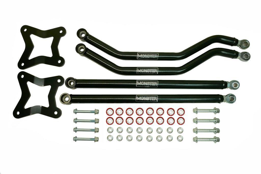 Monster High Clearance Rear Radius Arm Set for Polaris RZR XP XP4 1000 2014-2024