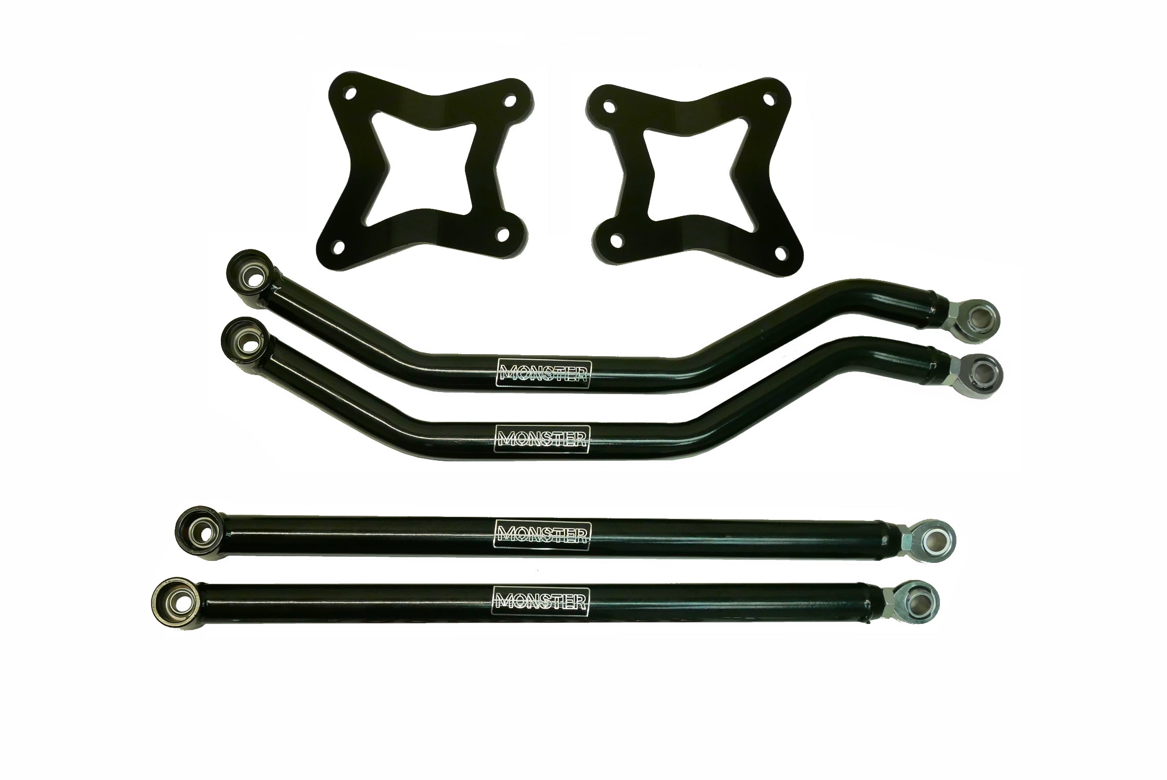 Monster High Clearance Rear Radius Arm Set for Polaris RZR XP XP4 1000 2014-2024 2