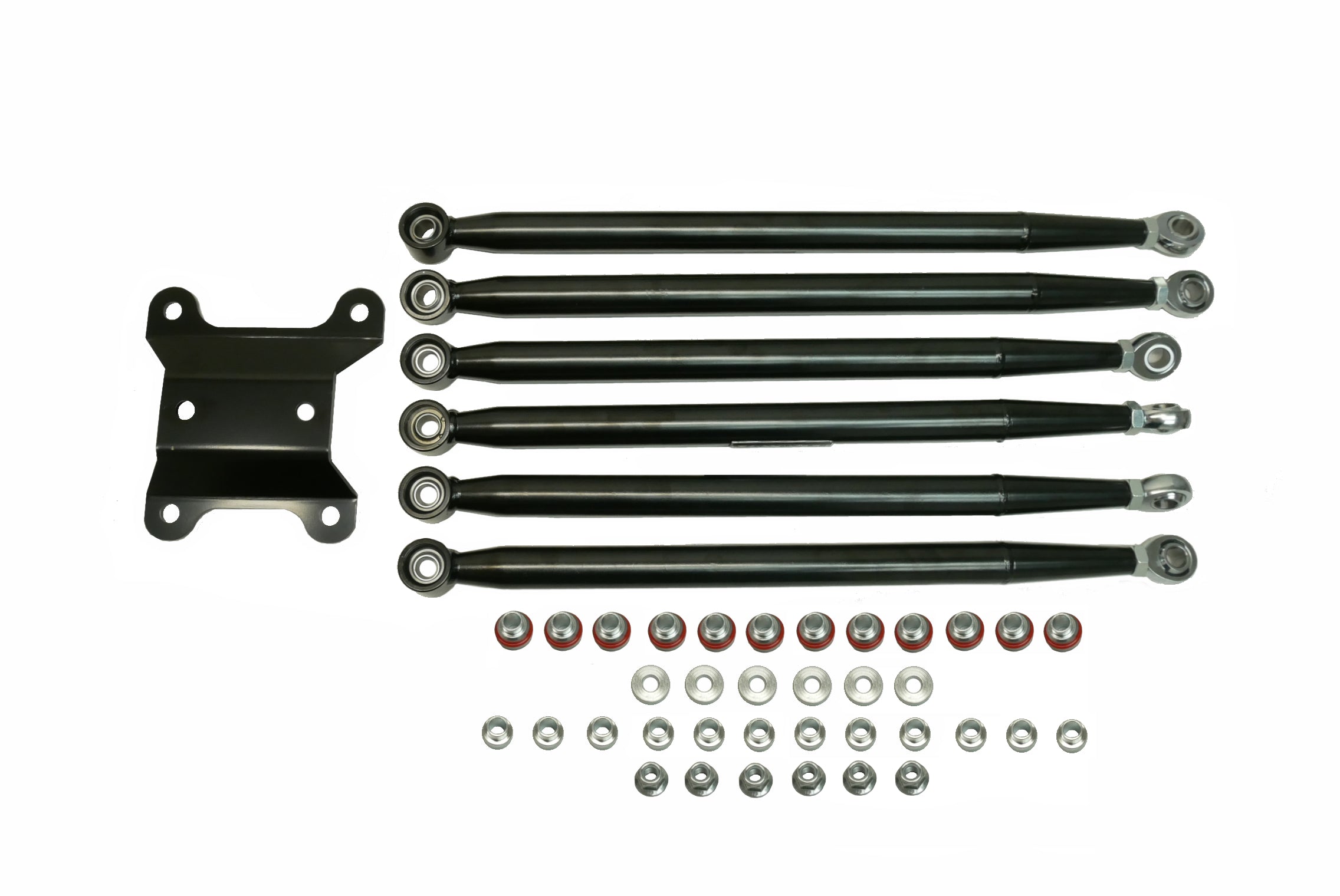 Monster Rear Radius Rod Set for Can-Am 64" Maverick X3 2017-2023, Set of 6 1