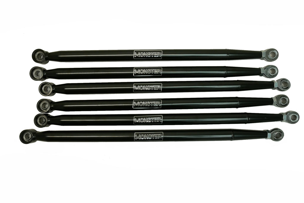 Monster Rear Radius Rod Set for Can-Am 72" Maverick X3 2019-2023, Set of 6 2