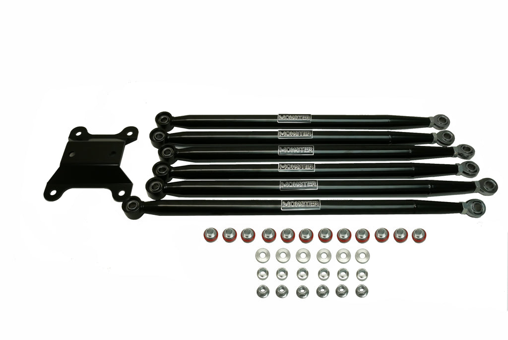 Monster Rear Radius Rod Set for Can-Am 72" Maverick X3 2019-2023, Set of 6