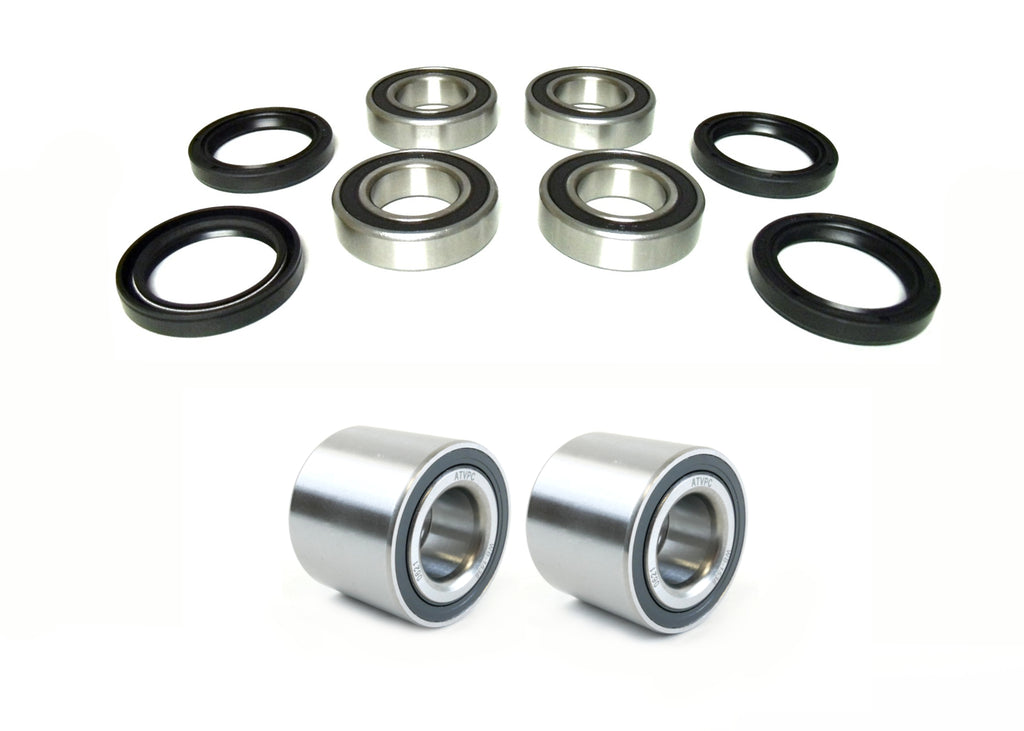 Full Wheel Bearing Set for Kawasaki Mule 3000 3010 4000 4010 Front & Rear