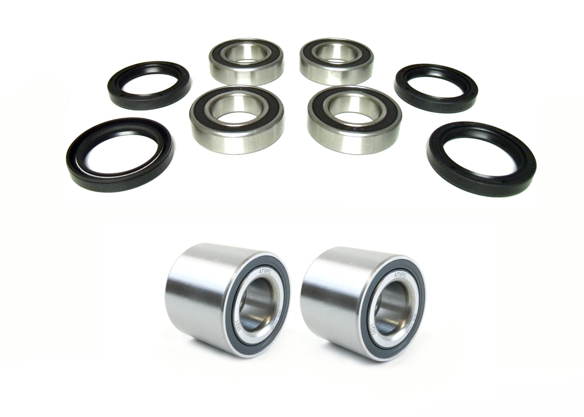 Full Wheel Bearing Set for Kawasaki Mule 3000 3010 4000 4010 Front & Rear