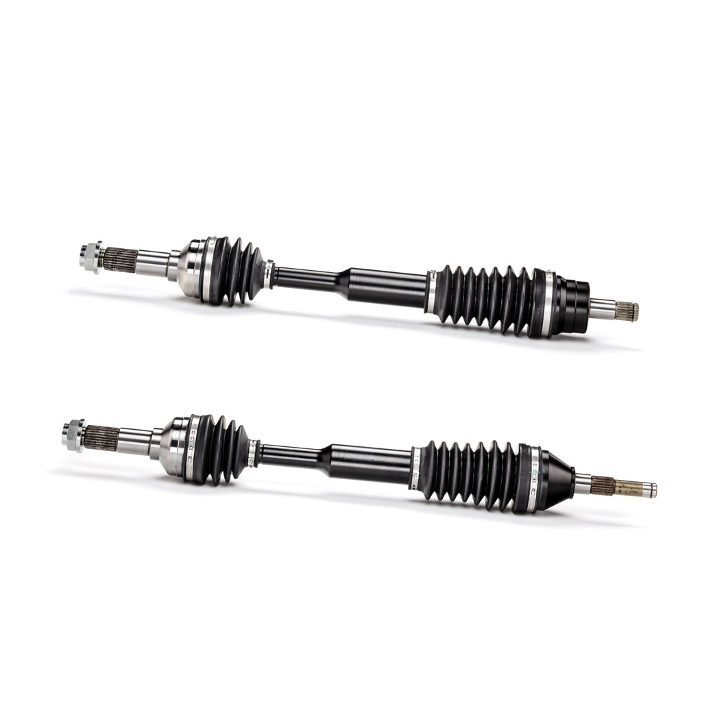 Monster XP Series Front CV Axles for Yamaha Rhino 450 & 660 2004-2009, Left & Right, Telescoping, Built Tough, 4340 Chromoly Steel, Direct Fit, Factory Length with 4" of Travel