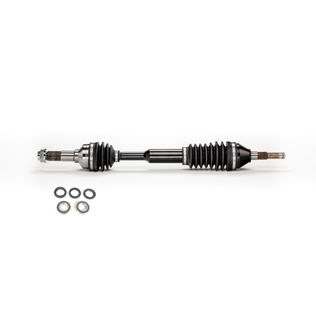 Monster XP Series Front Right CV Axle & Brg Set for Yamaha Rhino 450 & 660 2004-2009, Telescoping, Built Tough, 4340 Chromoly Steel, Direct Fit, Factory Length with 4" of Travel