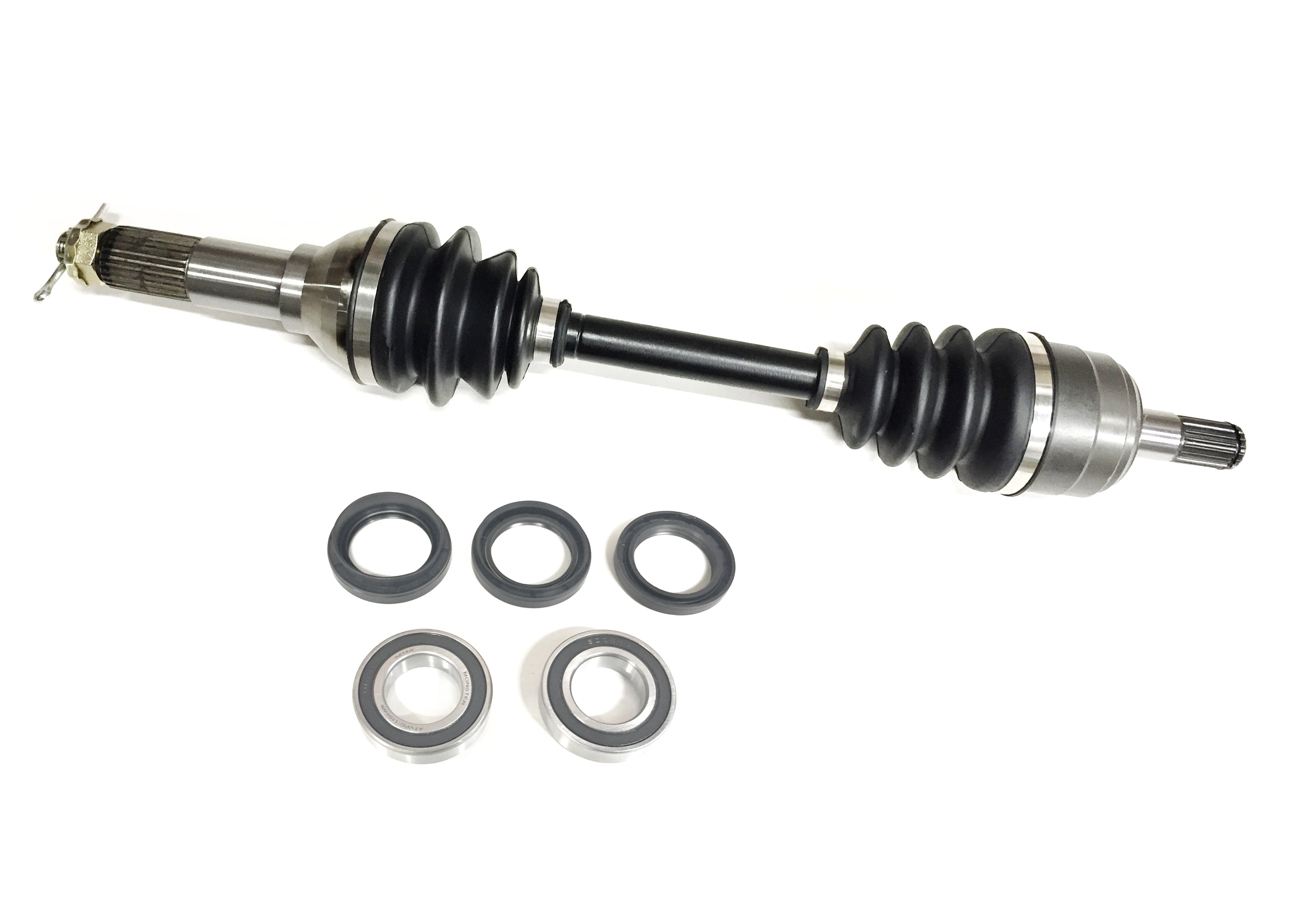 Precision Front CV Axle & Bearing Kit for Yamaha Wolverine 350 4x4 2001-2005