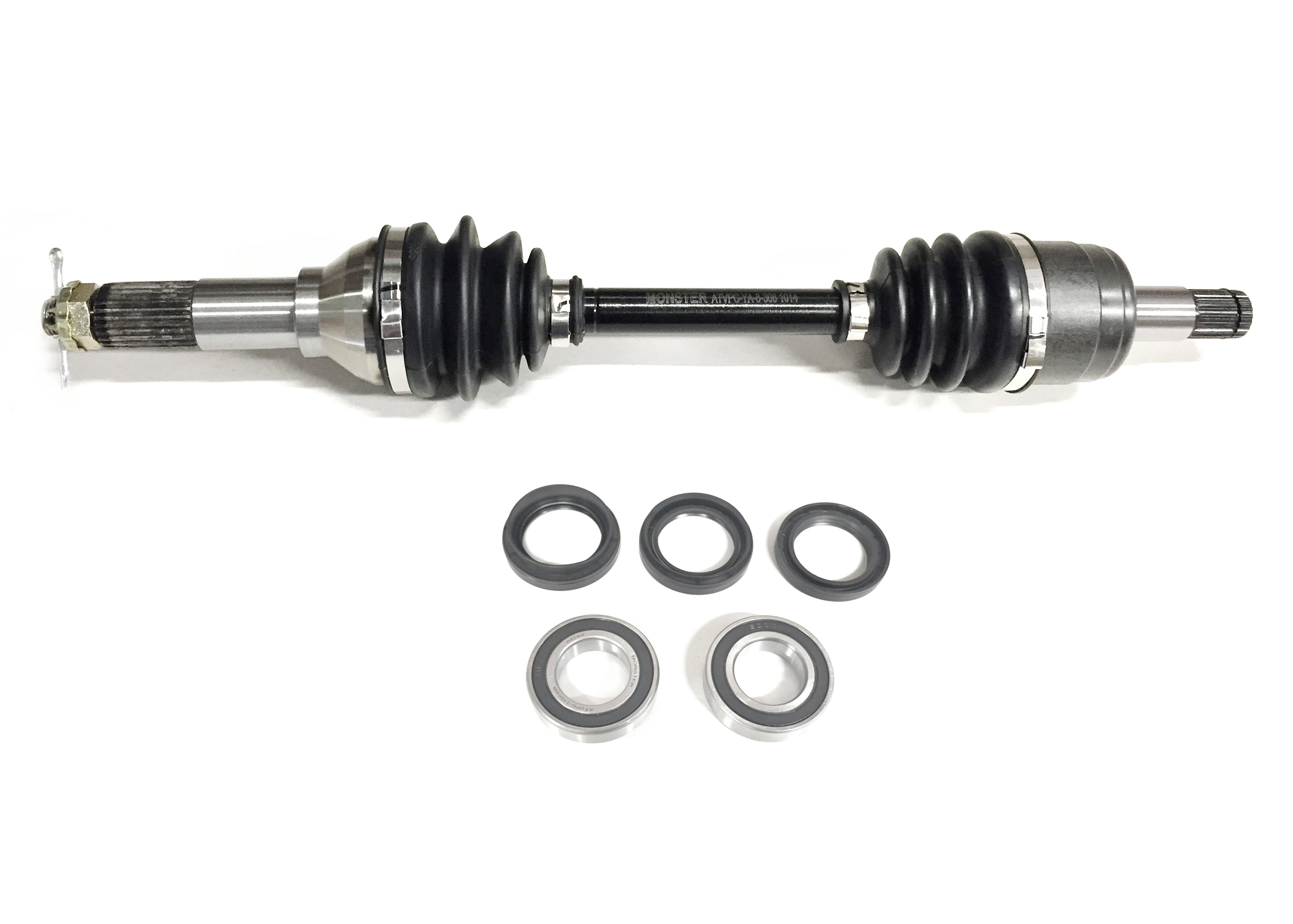 Precision Front CV Axle & Bearing Kit for Yamaha Kodiak 400 4x4 2000-2002