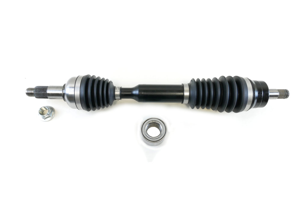 Monster XP Series Front CV Axle & Brg for Yamaha Grizzly 700 2014-2015, Telescoping, Built Tough, 4340 Chromoly Steel, Direct Fit, Factory Length with 4" of Travel 1