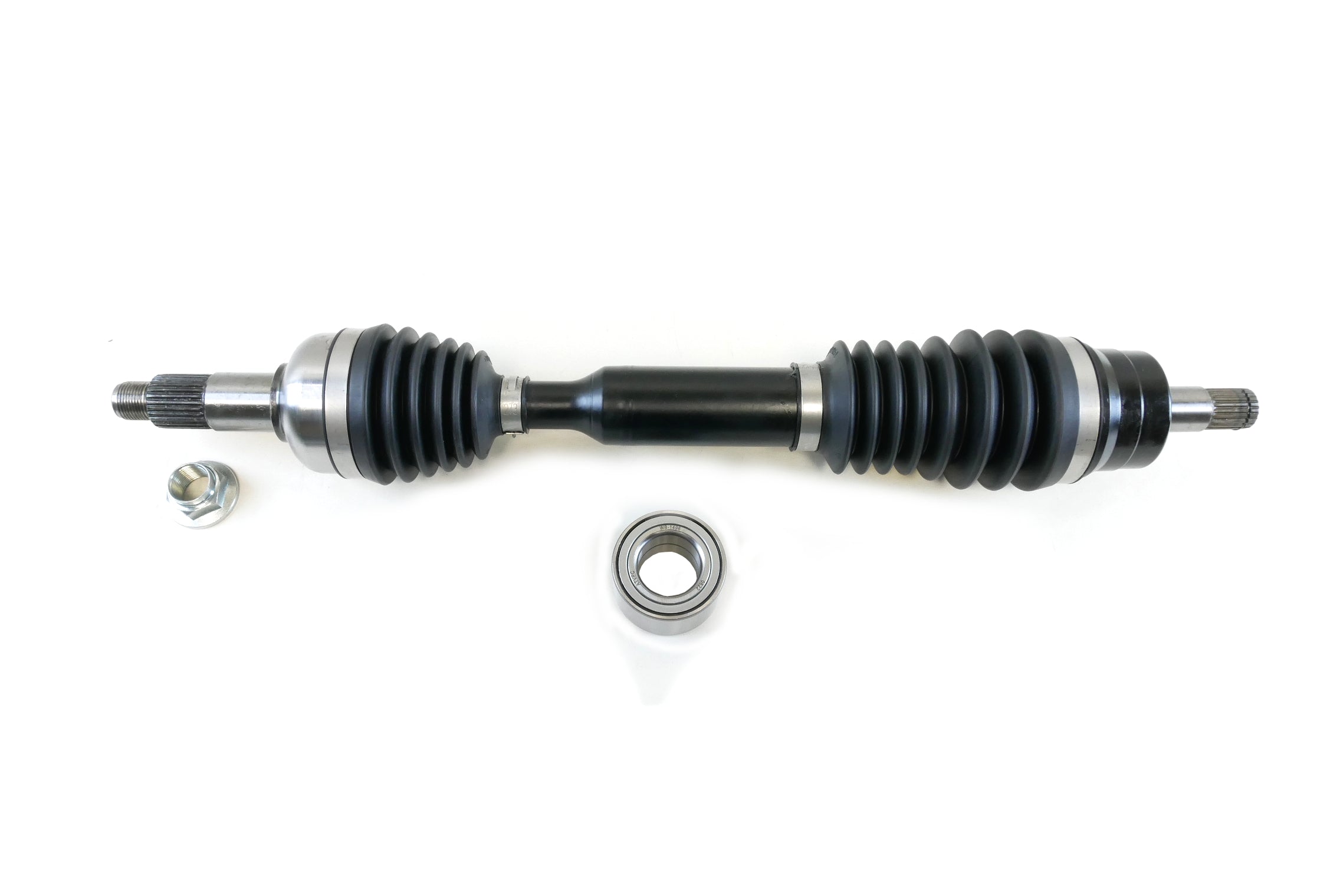 Monster XP Series Front CV Axle & Brg for Yamaha Grizzly 700 2014-2015, Telescoping, Built Tough, 4340 Chromoly Steel, Direct Fit, Factory Length with 4" of Travel 1