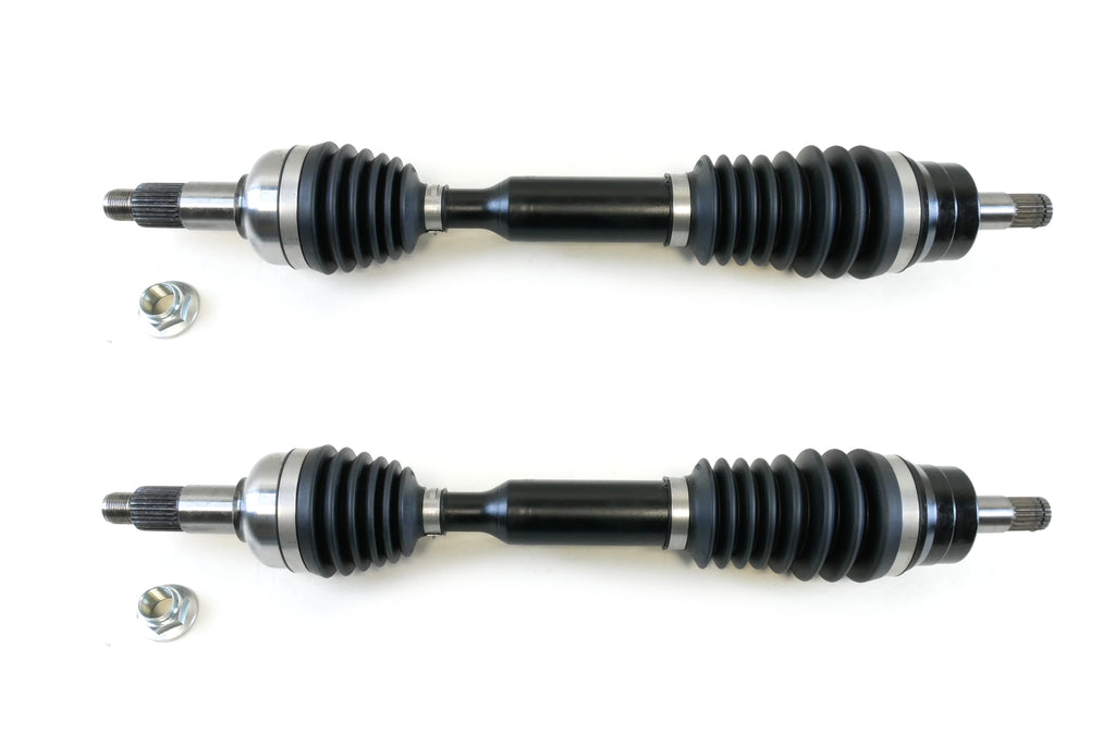 Monster XP Series Front CV Axles for Yamaha Grizzly 700 2014-2015, Left & Right, Telescoping, Built Tough, 4340 Chromoly Steel, Direct Fit, Factory Length with 4" of Travel 1