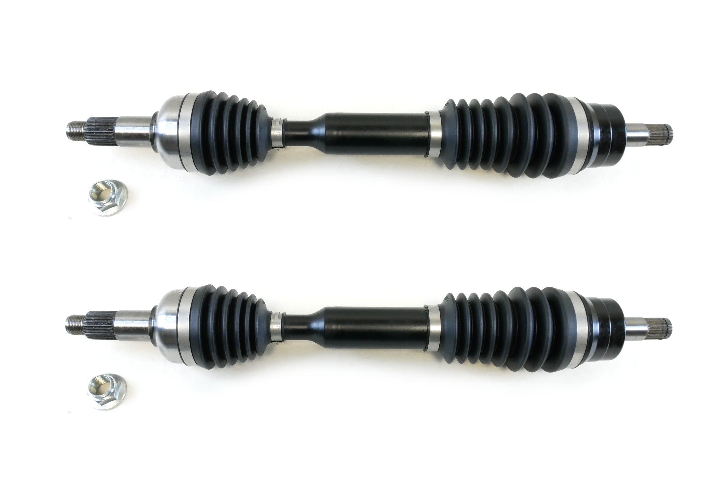 Monster XP Series Front CV Axles for Yamaha Grizzly 700 2014-2015, Left & Right, Telescoping, Built Tough, 4340 Chromoly Steel, Direct Fit, Factory Length with 4" of Travel 1