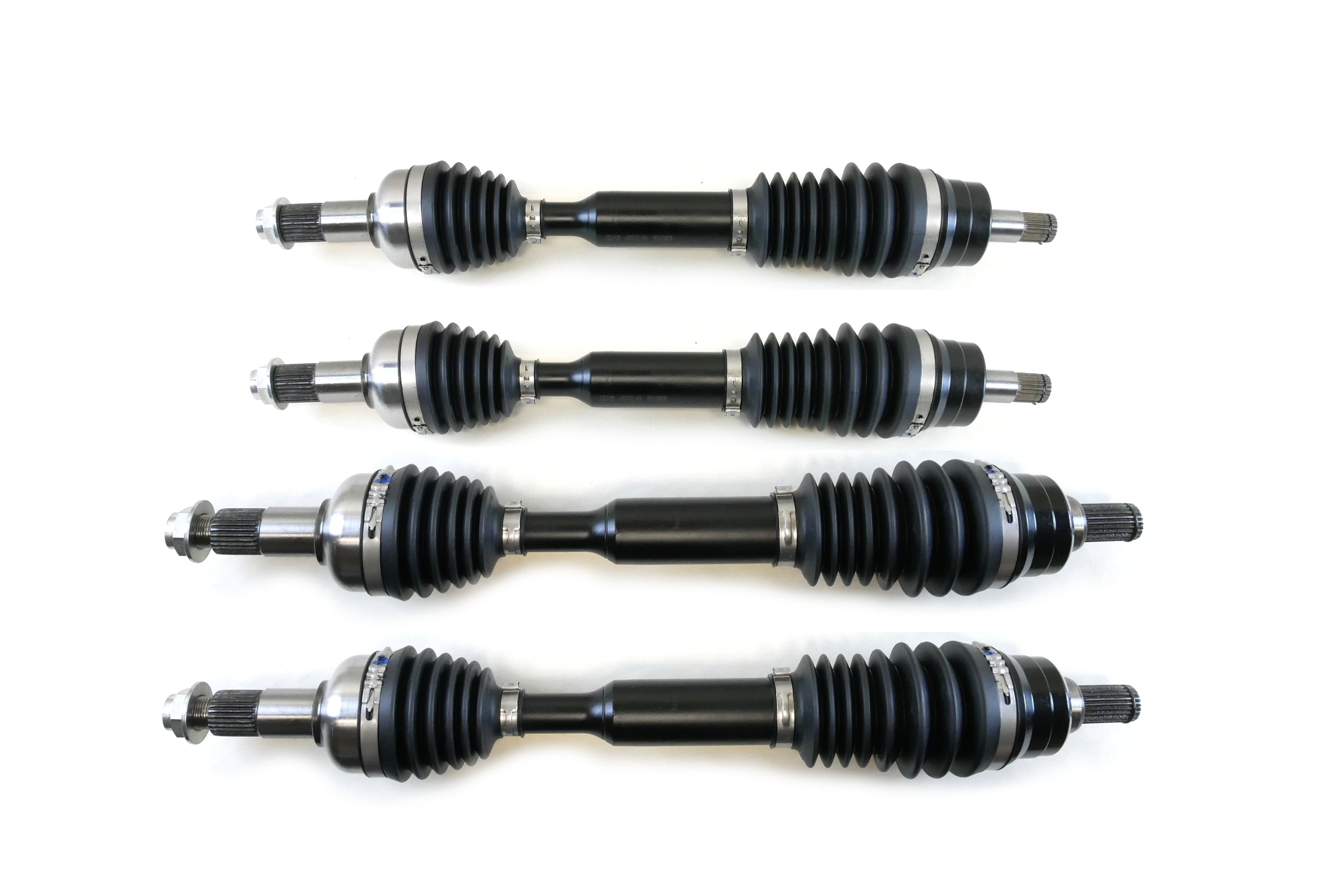 Monster XP Series Full CV Axle Set for Yamaha Grizzly 700 2014-2015, Front & Rear, Telescoping, Built Tough, 4340 Chromoly Steel, Direct Fit, Factory Length with 4" of Travel 1