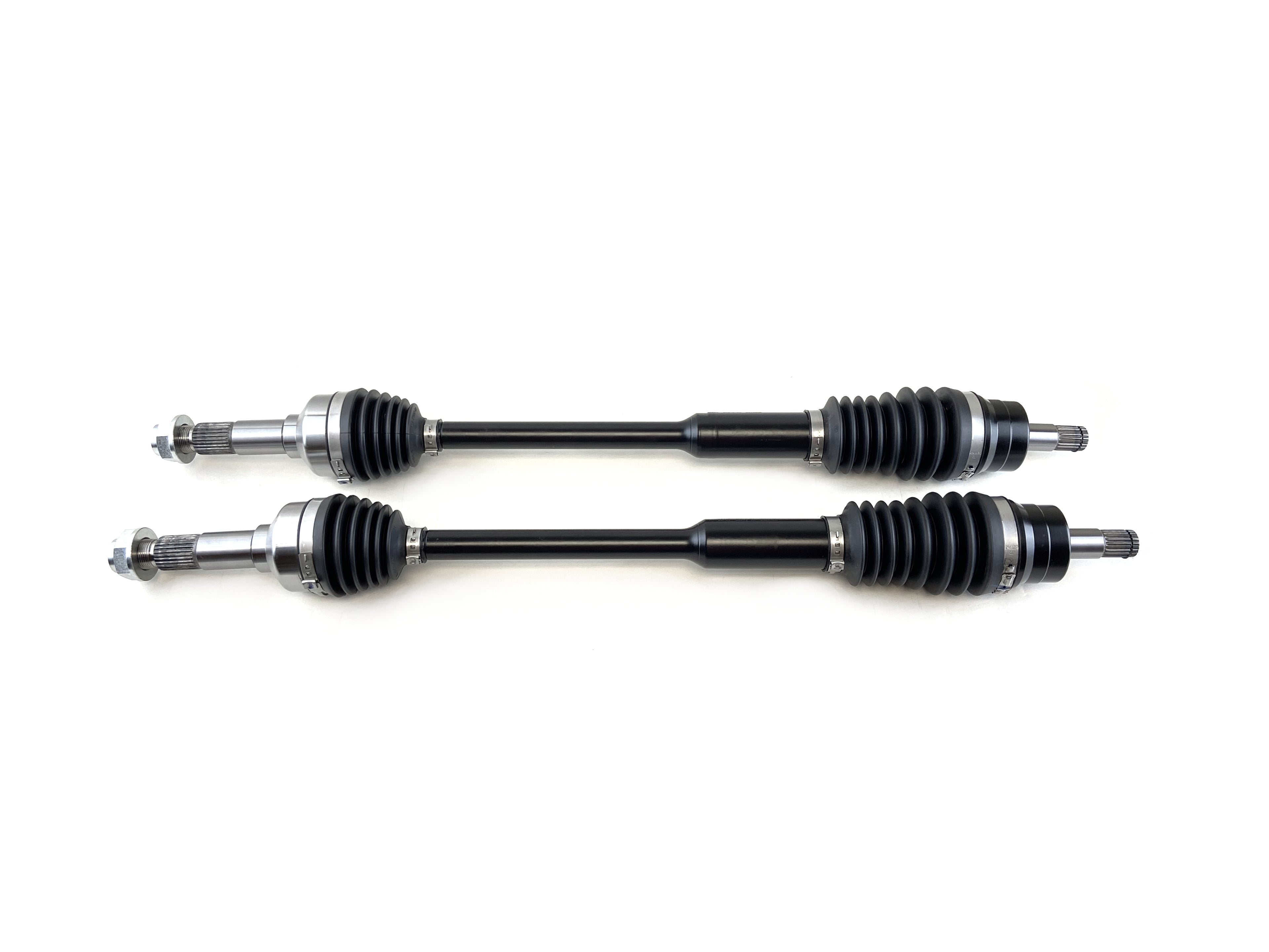Monster XP Series Front CV Axles for Yamaha 2HC-2518F-01-00, Left & Right, Telescoping, Built Tough, 4340 Chromoly Steel, Direct Fit, Factory Length with 4" of Travel