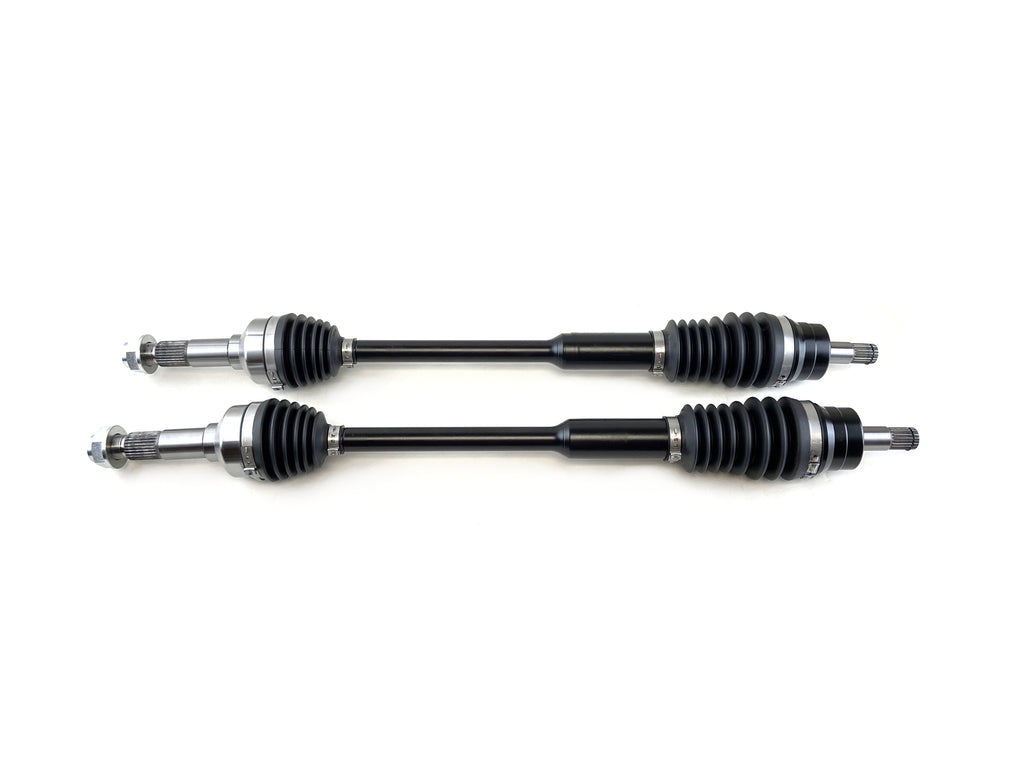 Monster XP Series Front CV Axles for Yamaha 2HC-2518F-01-00, Left & Right, Telescoping, Built Tough, 4340 Chromoly Steel, Direct Fit, Factory Length with 4" of Travel 1