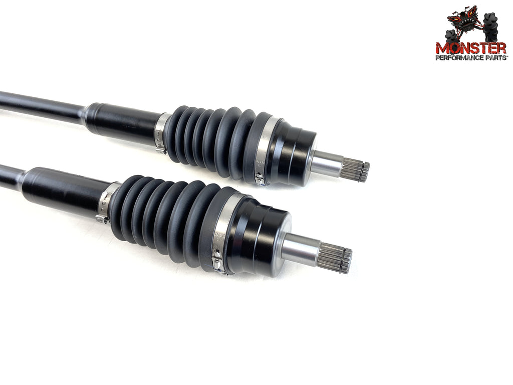 Monster XP Series Front CV Axles for Yamaha 2HC-2518F-01-00, Left & Right, Telescoping, Built Tough, 4340 Chromoly Steel, Direct Fit, Factory Length with 4" of Travel 3