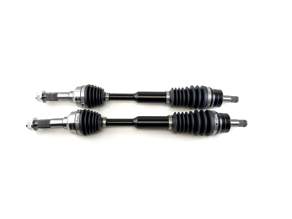 Monster XP Series Front CV Axles for Yamaha Rhino 700 2008-2013, Left & Right, Telescoping, Built Tough, 4340 Chromoly Steel, Direct Fit, Factory Length with 4" of Travel 1