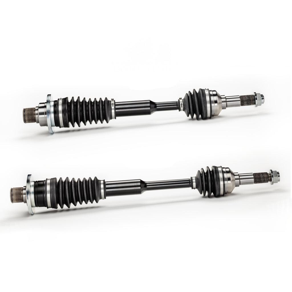 Monster XP Series Rear CV Axles for Yamaha Rhino 700 2008-2013, Left & Right, Telescoping, Built Tough, 4340 Chromoly Steel, Direct Fit, Factory Length with 4" of Travel 1