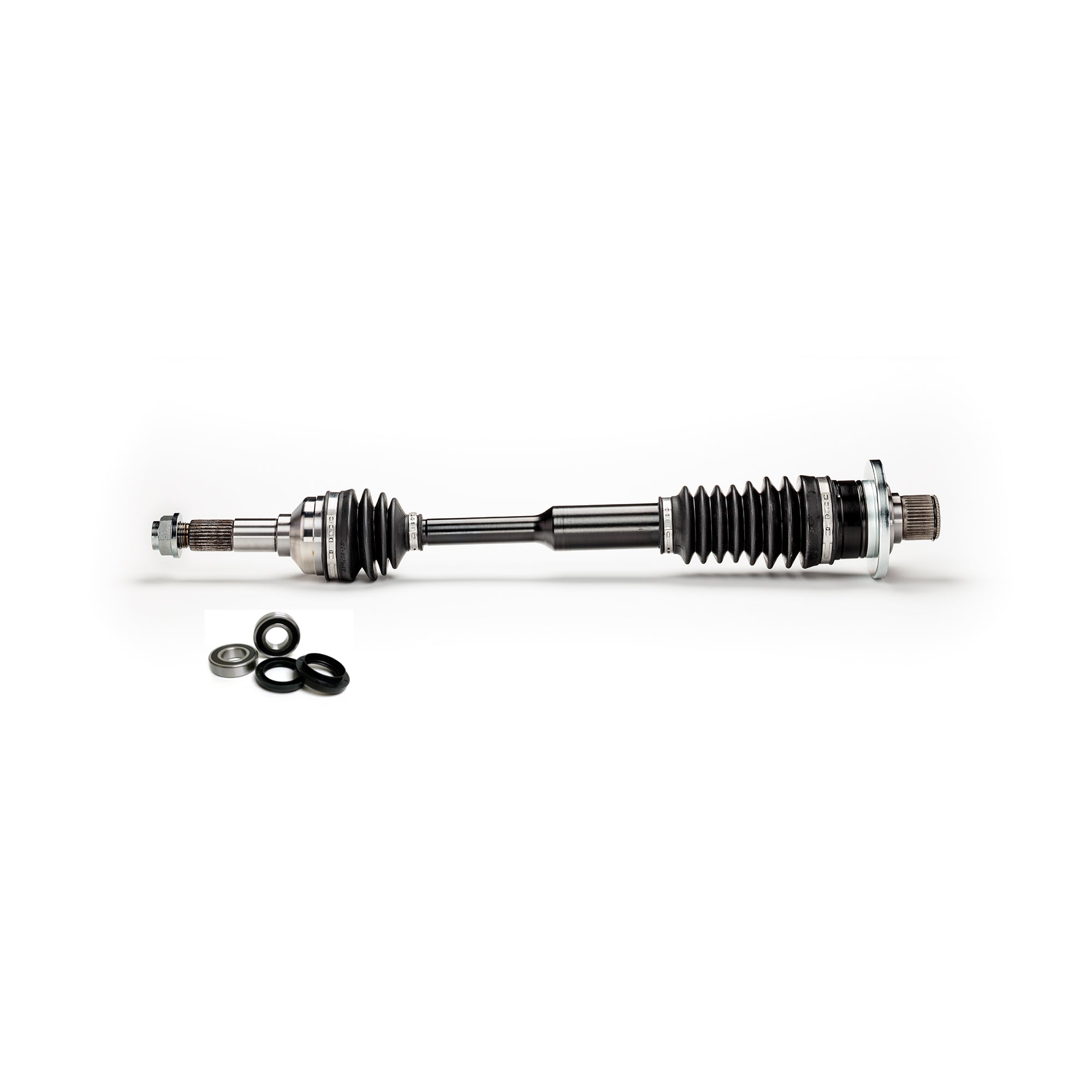 Monster XP Series Rear Right CV Axle & Brg Kit for Yamaha Rhino 450 660 2004-2009, Telescoping, Built Tough, 4340 Chromoly Steel, Direct Fit, Factory Length with 4" of Travel 1