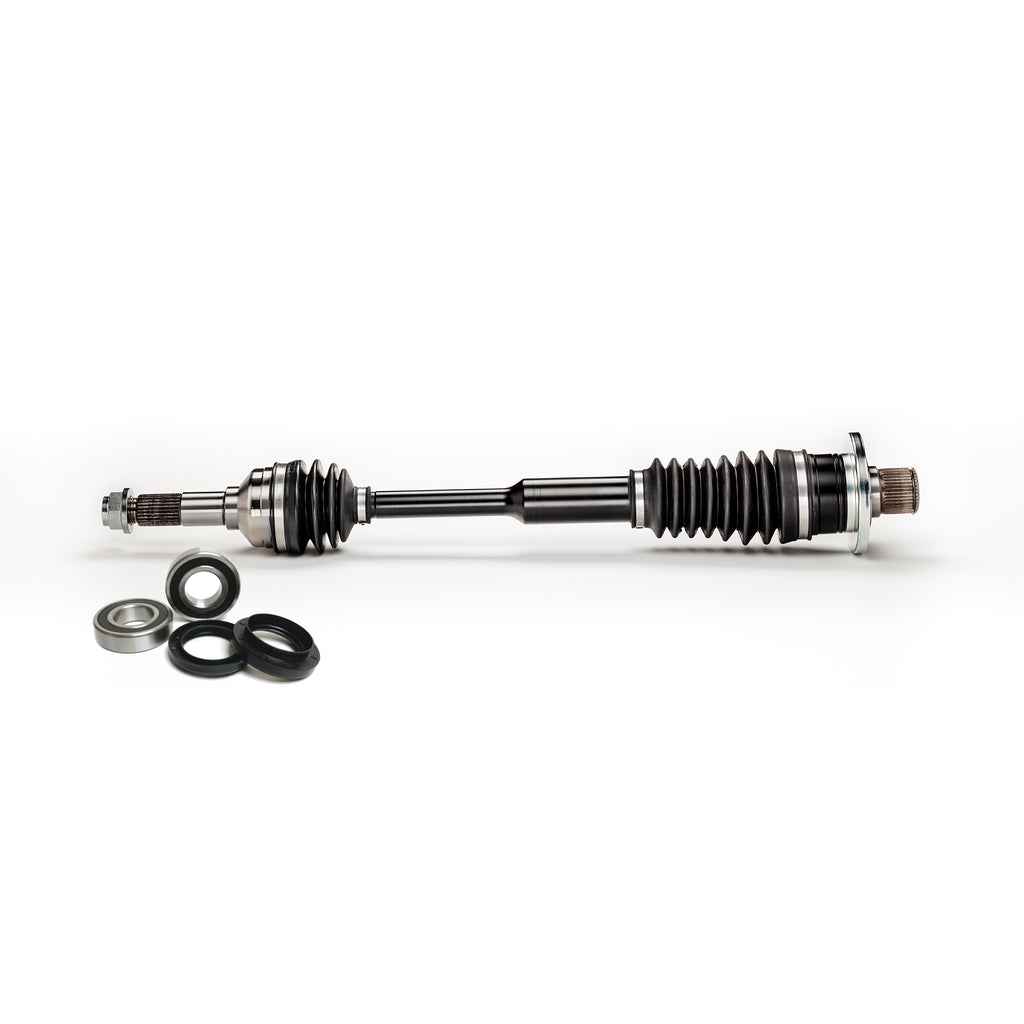 Monster XP Series Rear Right CV Axle & Brg Kit for Yamaha Rhino 700 2008-2013, Telescoping, Built Tough, 4340 Chromoly Steel, Direct Fit, Factory Length with 4" of Travel 1