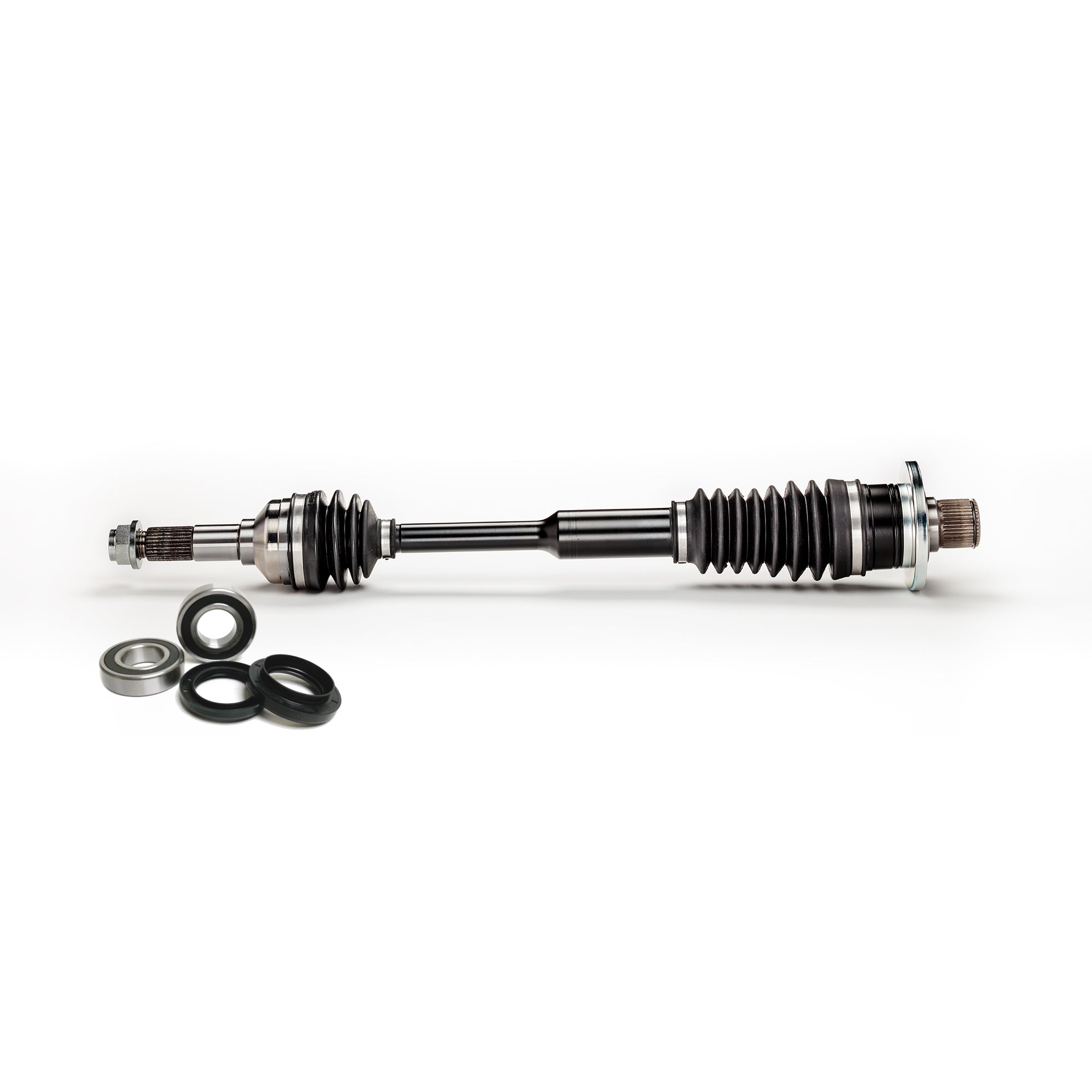 Monster XP Series Rear Right CV Axle & Brg Kit for Yamaha Rhino 700 2008-2013, Telescoping, Built Tough, 4340 Chromoly Steel, Direct Fit, Factory Length with 4" of Travel 1