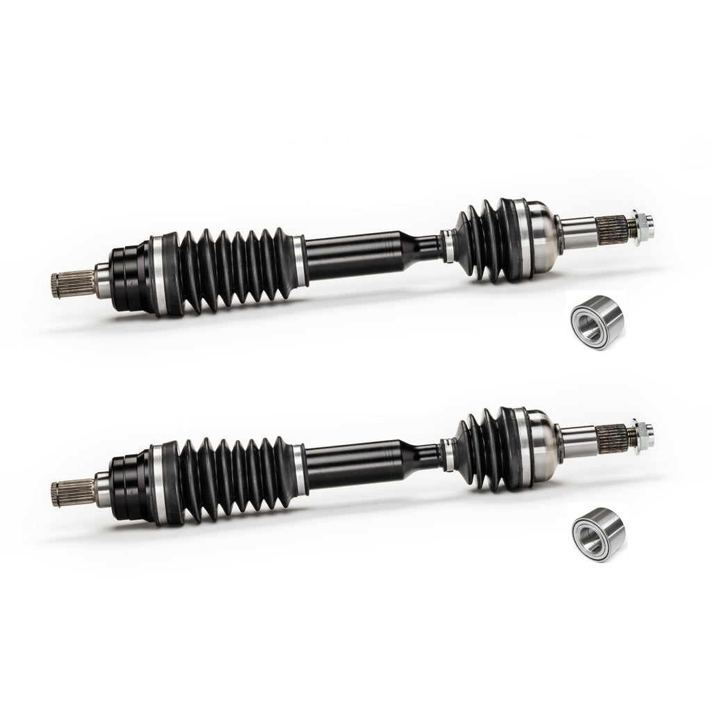 Monster XP Series Rear CV Axles & Brgs for Yamaha 28P-2530V-10-00, Left & Right, Telescoping, Built Tough, 4340 Chromoly Steel, Direct Fit, Factory Length with 4" of Travel