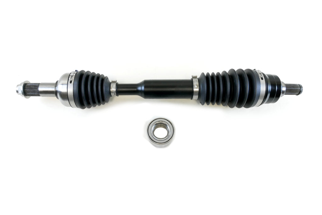 Monster XP Series Rear CV Axle & Brg for Yamaha Grizzly 700 2014-2015, Telescoping, Built Tough, 4340 Chromoly Steel, Direct Fit, Factory Length with 4" of Travel