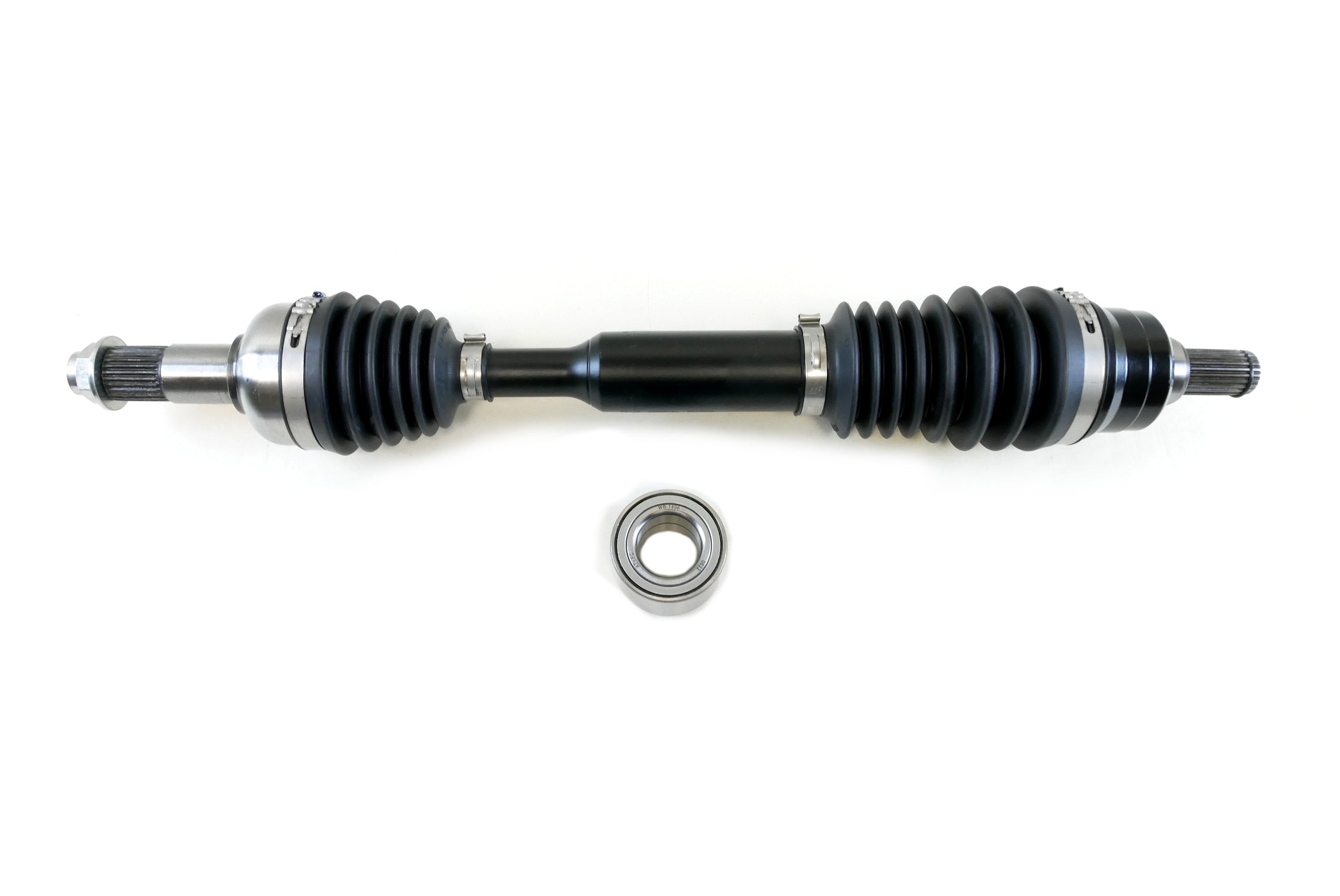 Monster XP Series Rear CV Axle & Brg for Yamaha Grizzly 700 2014-2015, Telescoping, Built Tough, 4340 Chromoly Steel, Direct Fit, Factory Length with 4" of Travel 1