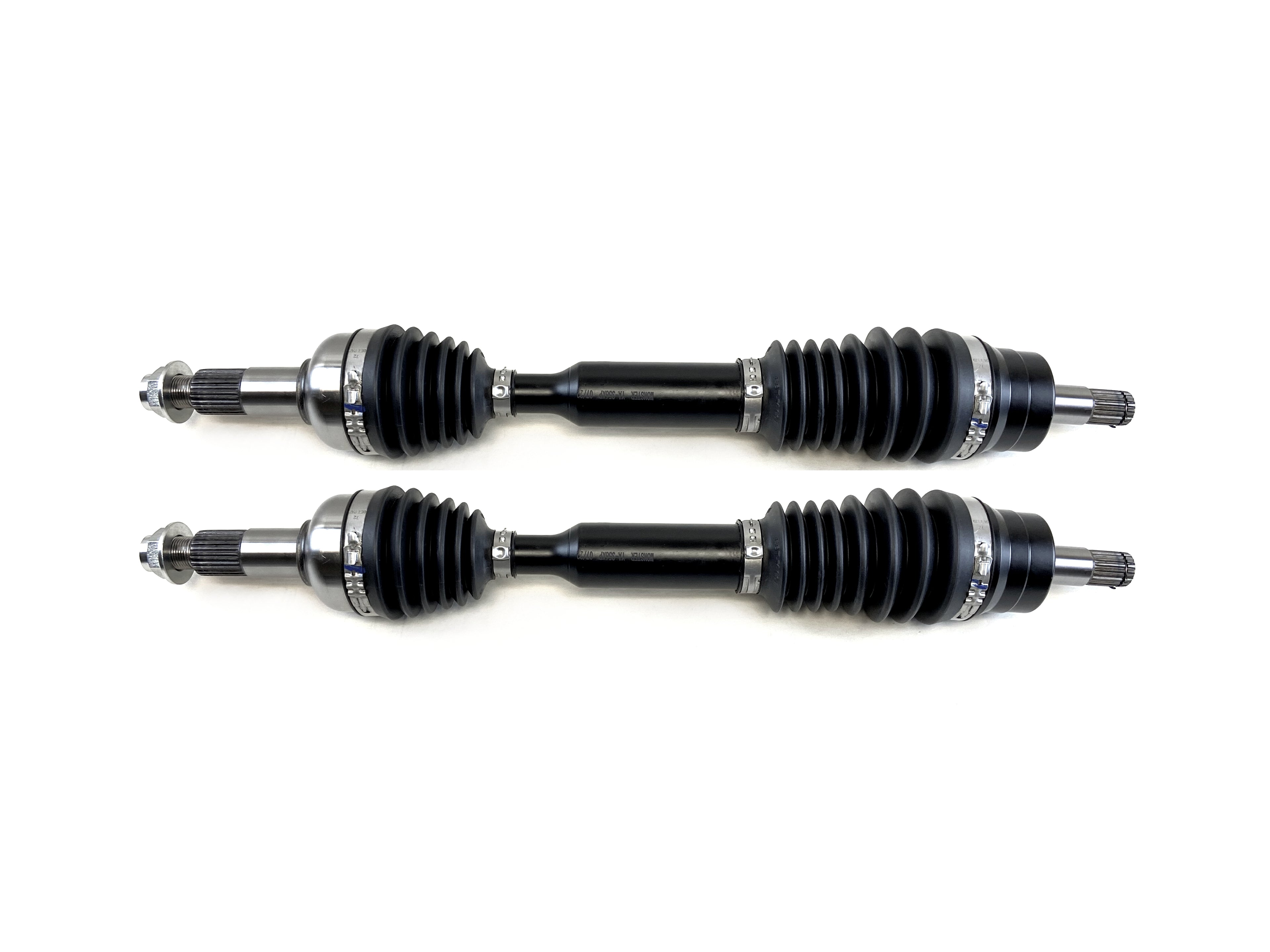 Monster XP Series Front CV Axles for Yamaha Grizzly 700 2016-2023, Left & Right, Telescoping, Built Tough, 4340 Chromoly Steel, Direct Fit, Factory Length with 4" of Travel